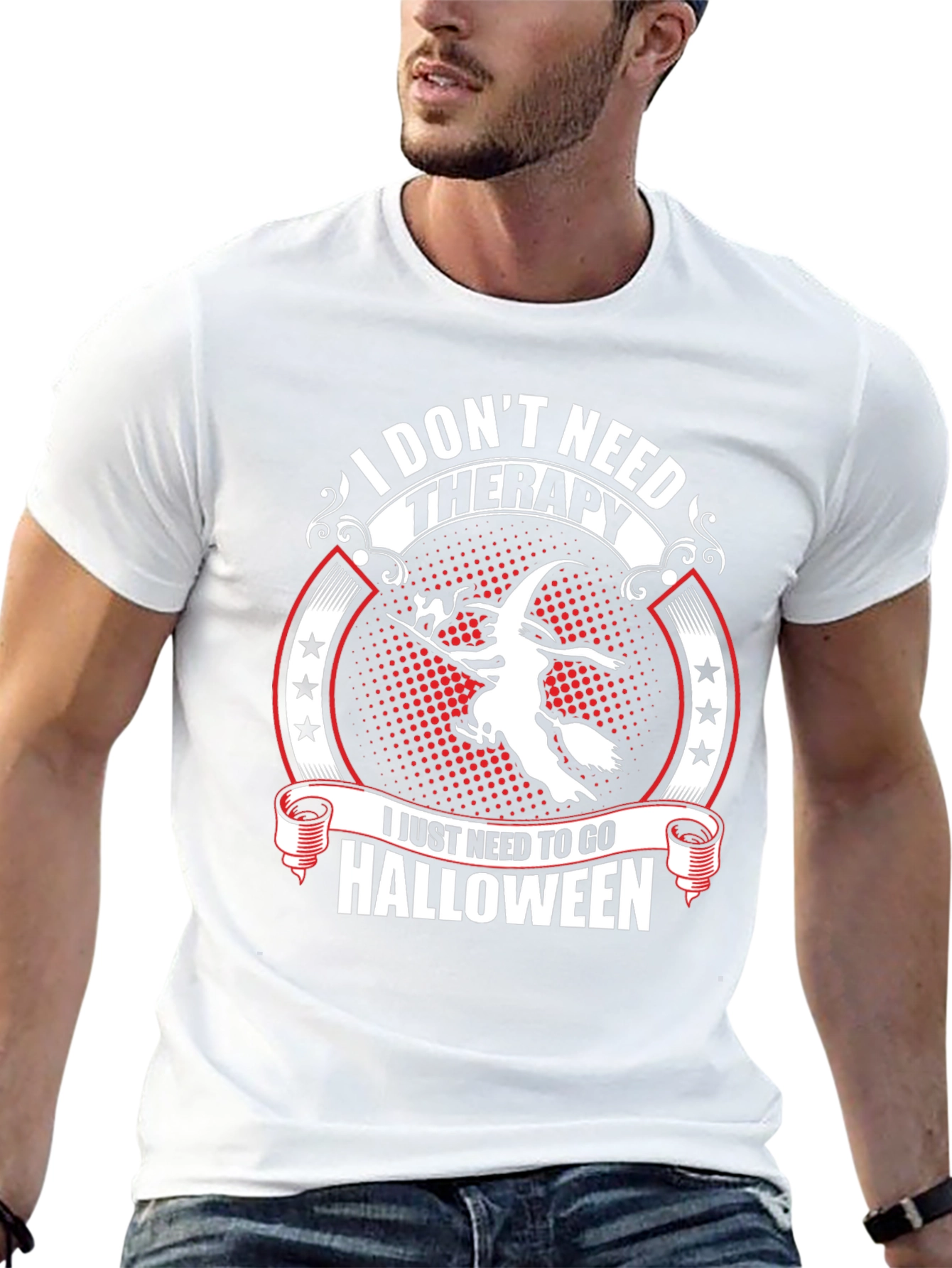 Halloween Witch T-Shirt - No Therapy Needed