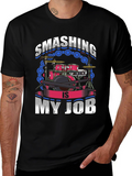 Smashing is My Job Drummer T-Shirt