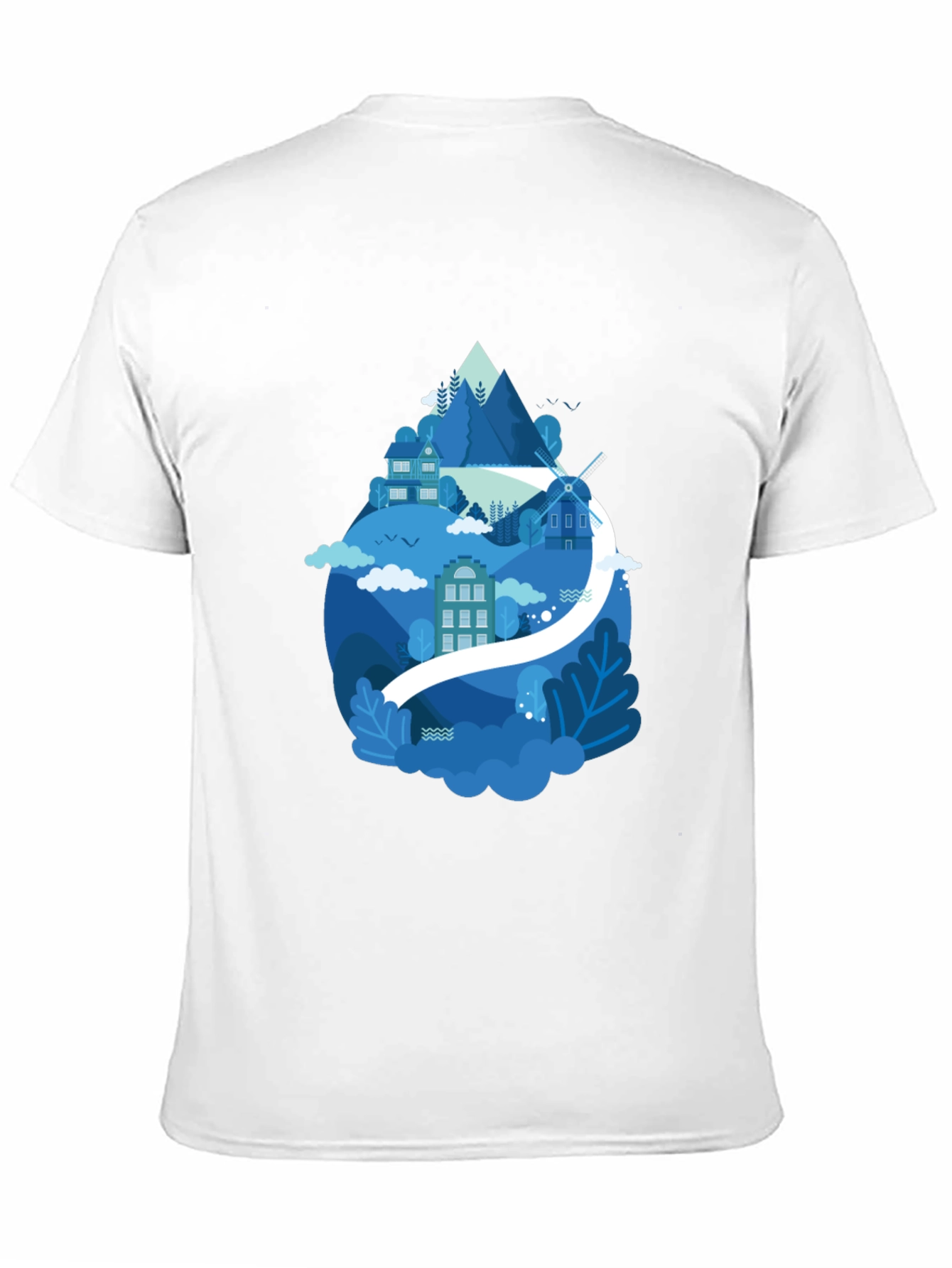 Mountain Village Graphic T-Shirt
