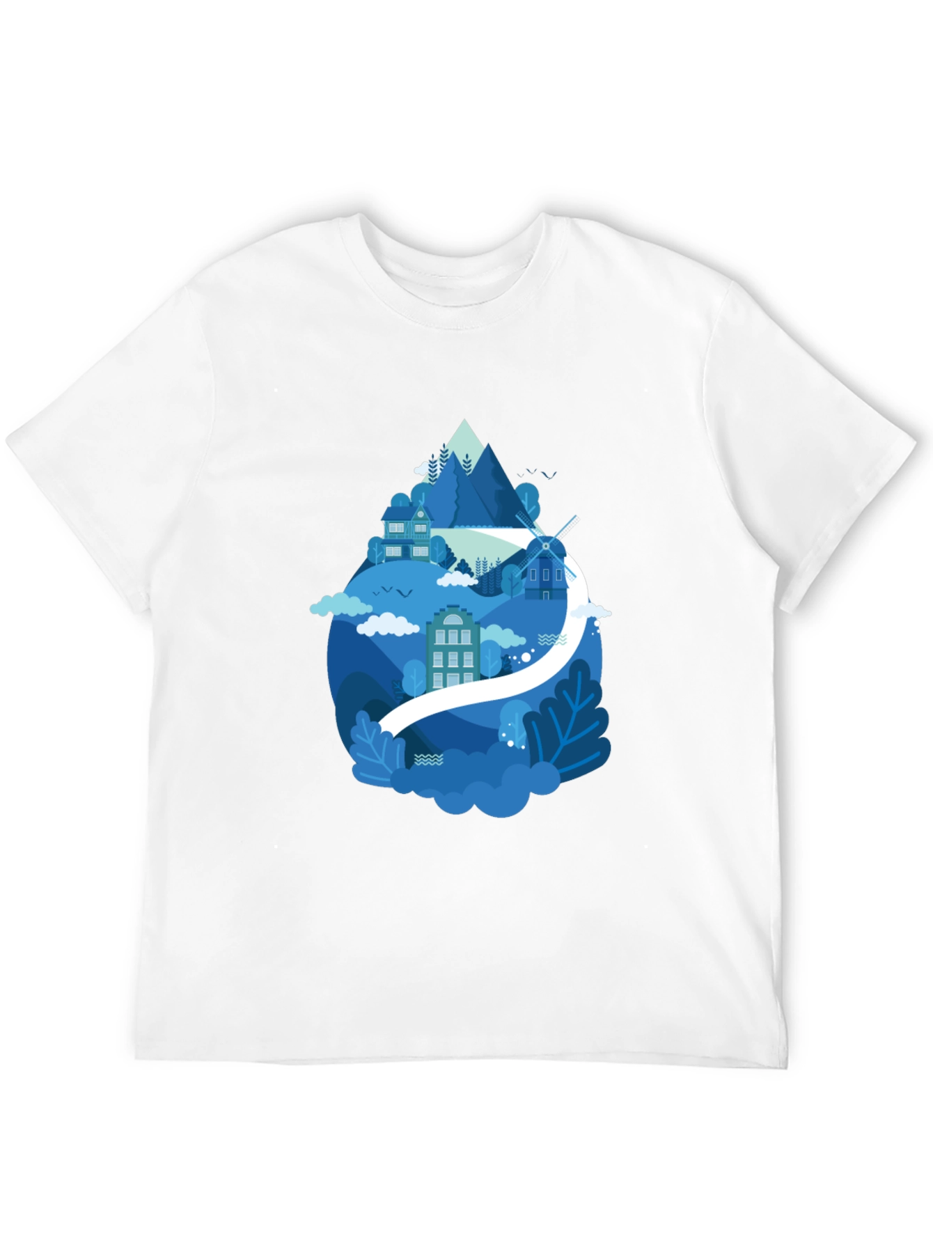 Mountain Village Graphic T-Shirt