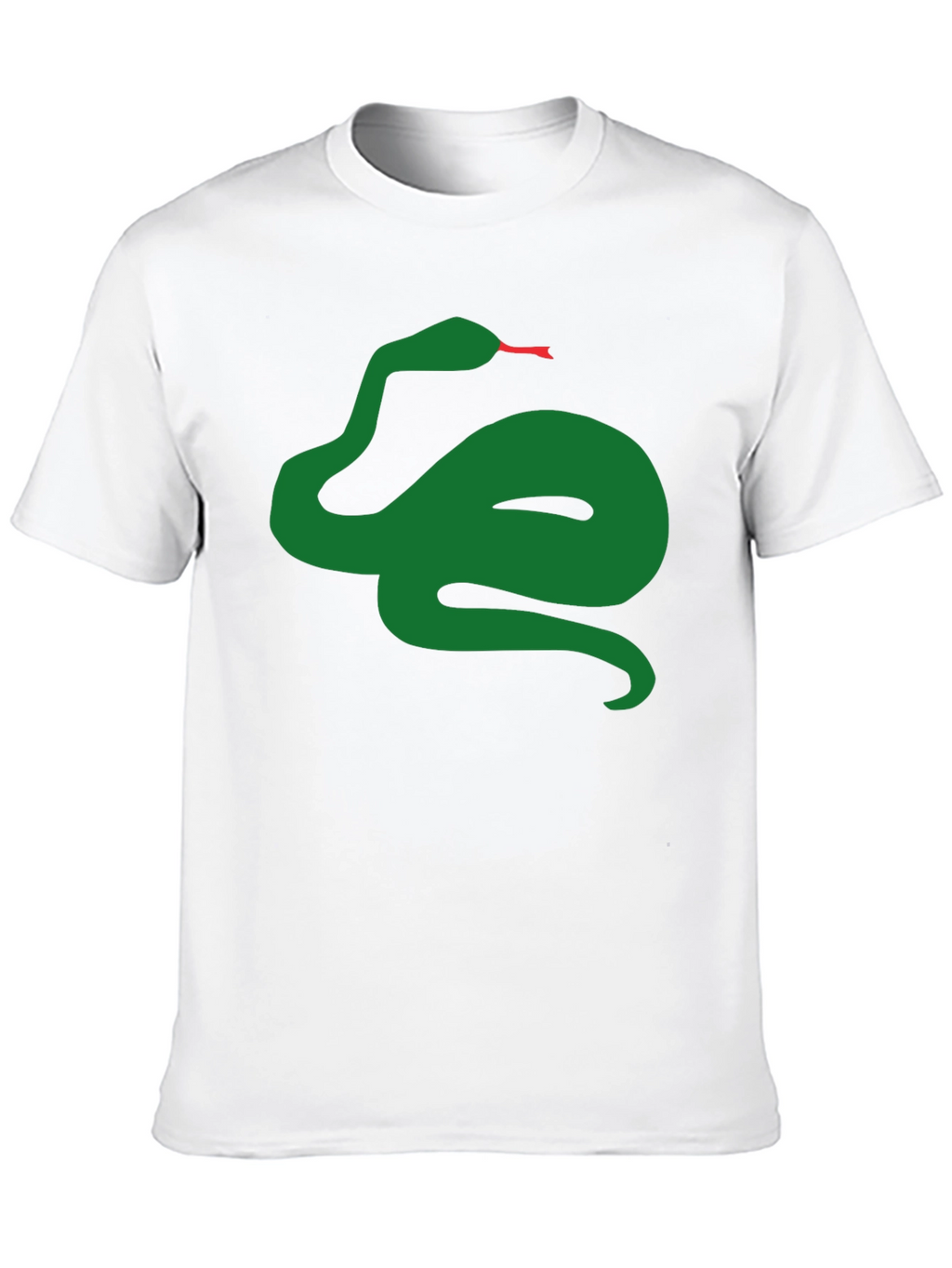 Green Snake Graphic Tee - Mens Black T-Shirt