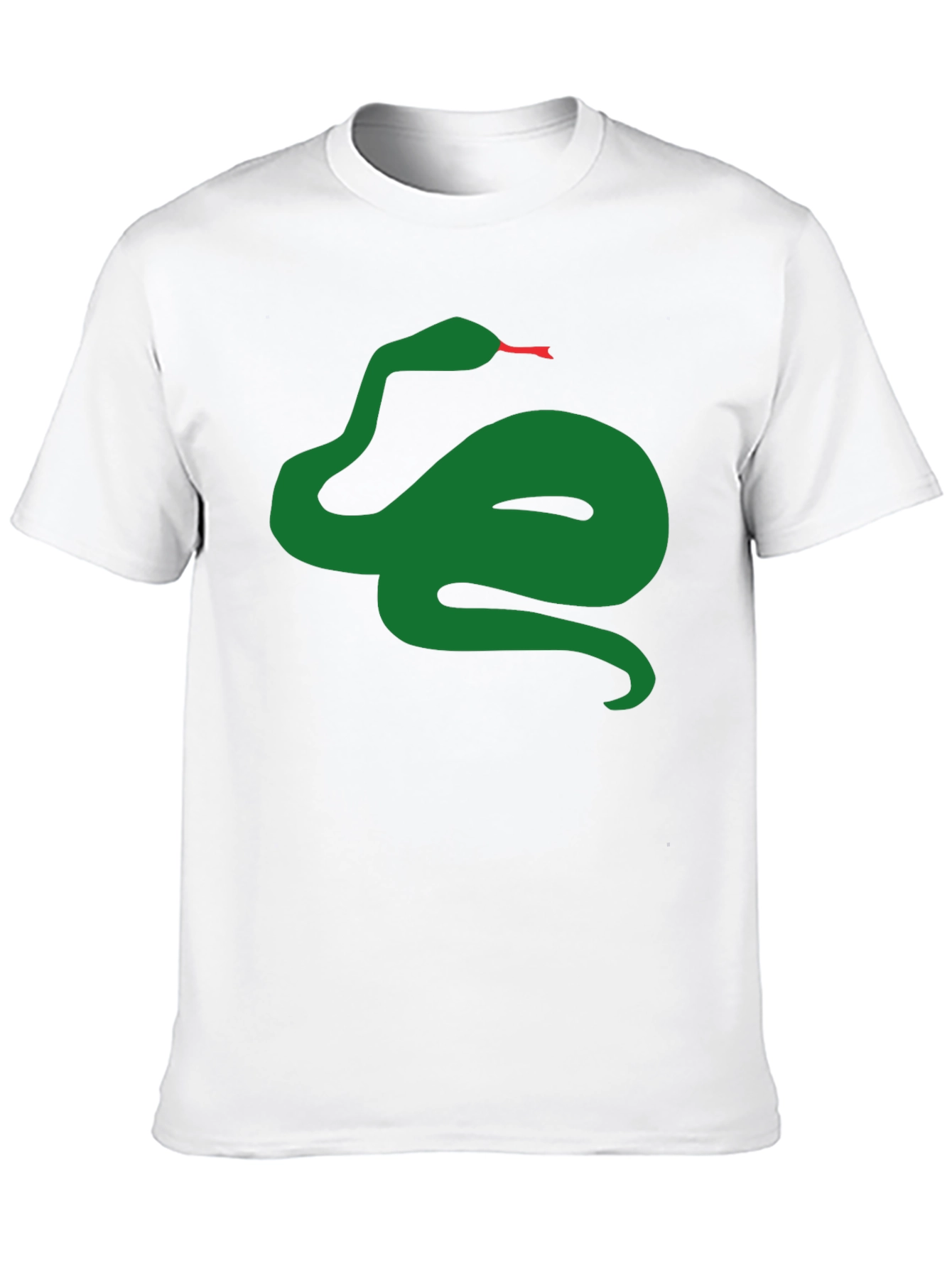 Green Snake Graphic Tee - Mens Black T-Shirt