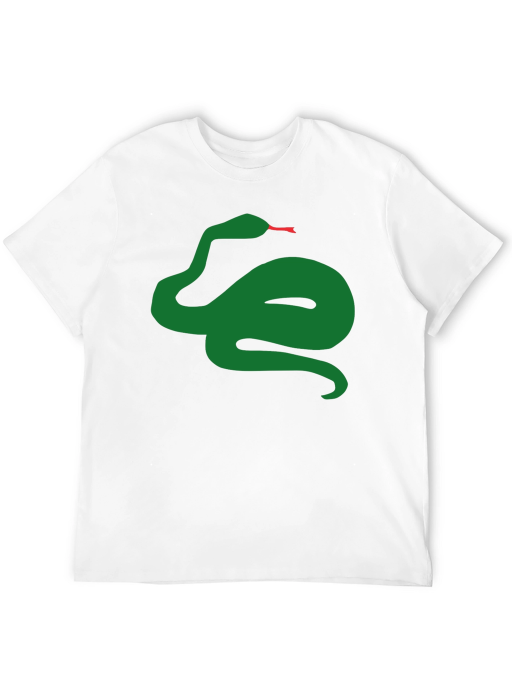 Green Snake Graphic Tee - Mens Black T-Shirt