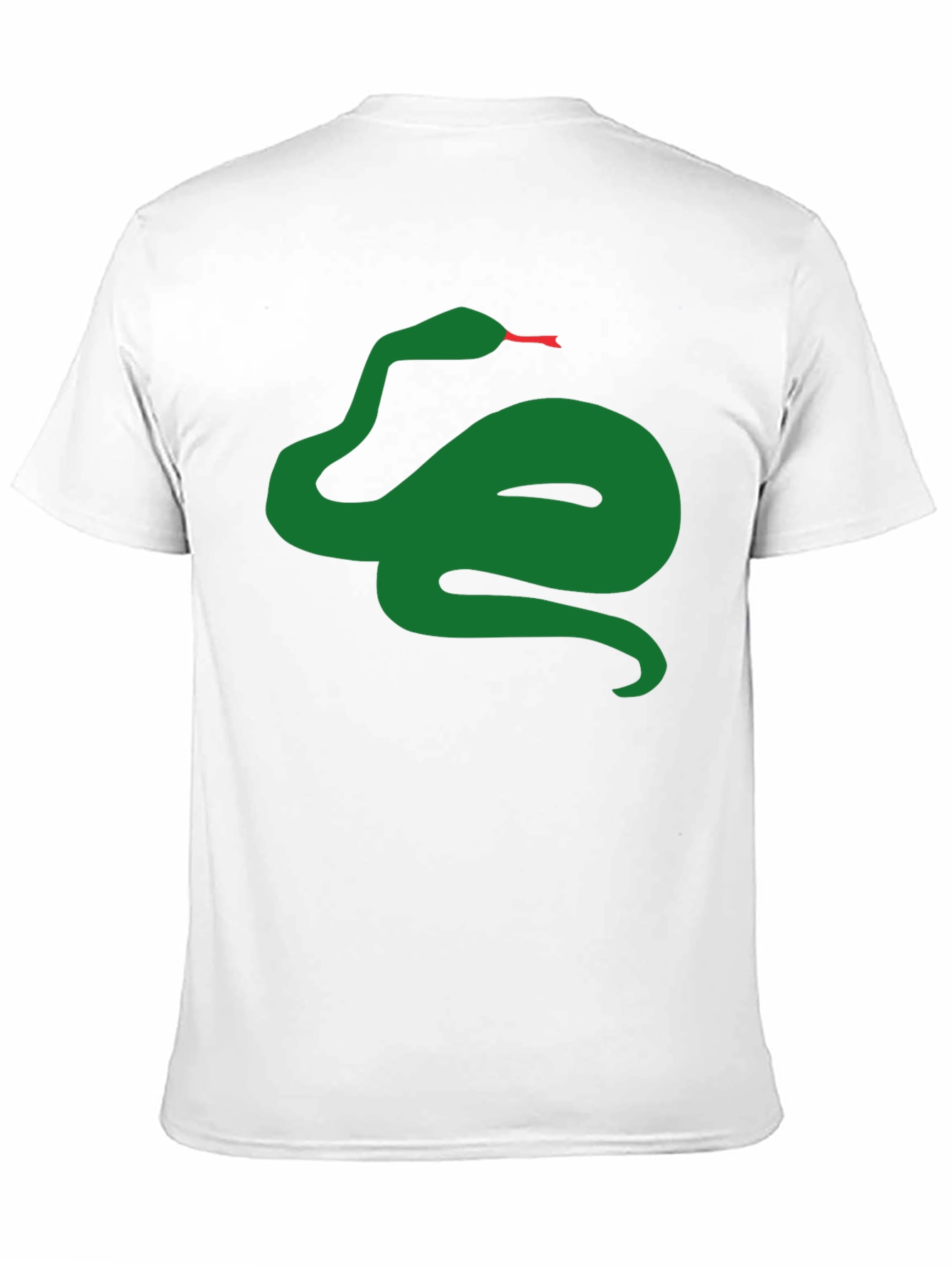 Green Snake Graphic Tee - Mens Black T-Shirt