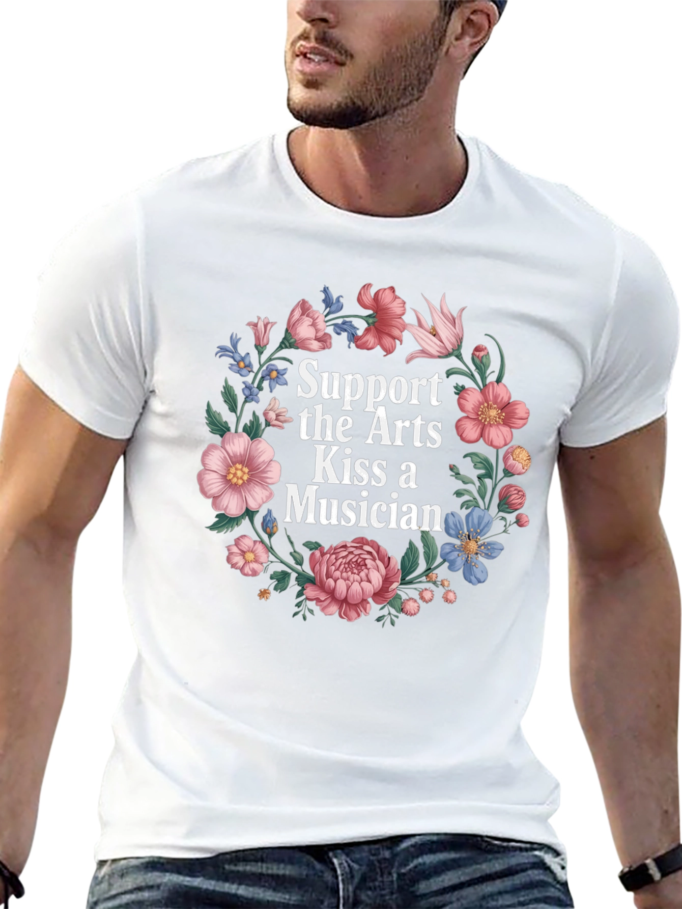 Support the Arts Kiss a Musician T-Shirt
