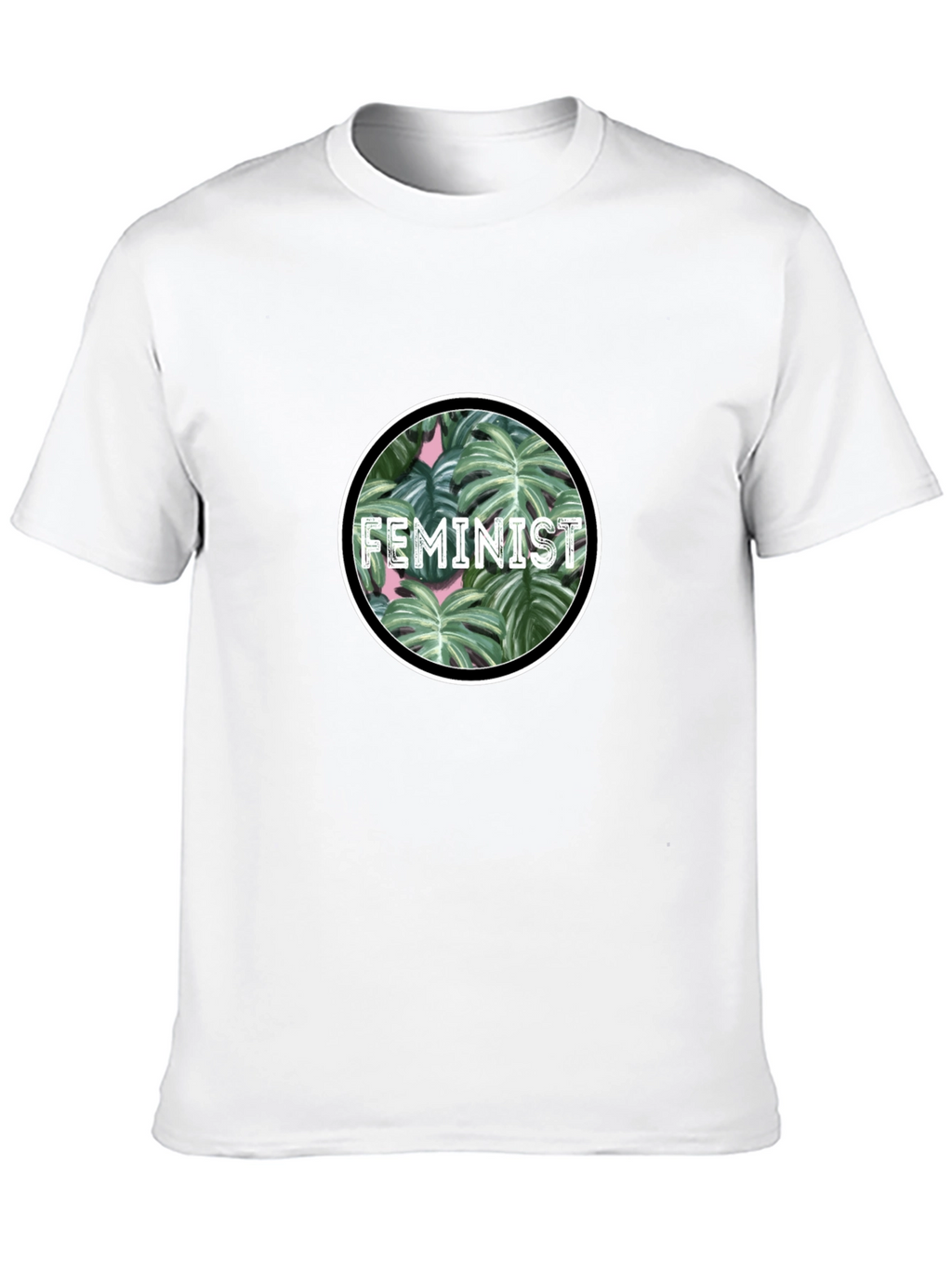 Feminist Plant Graphic Tee - Stylish Activism