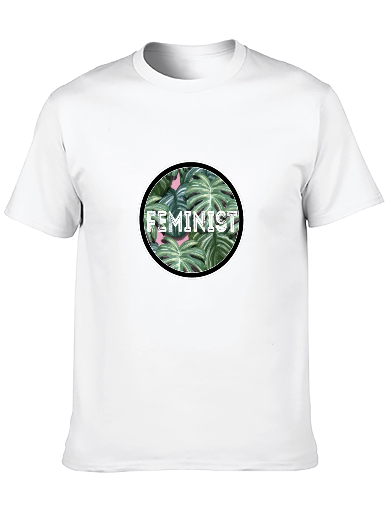 Feminist Plant Graphic Tee - Stylish Activism