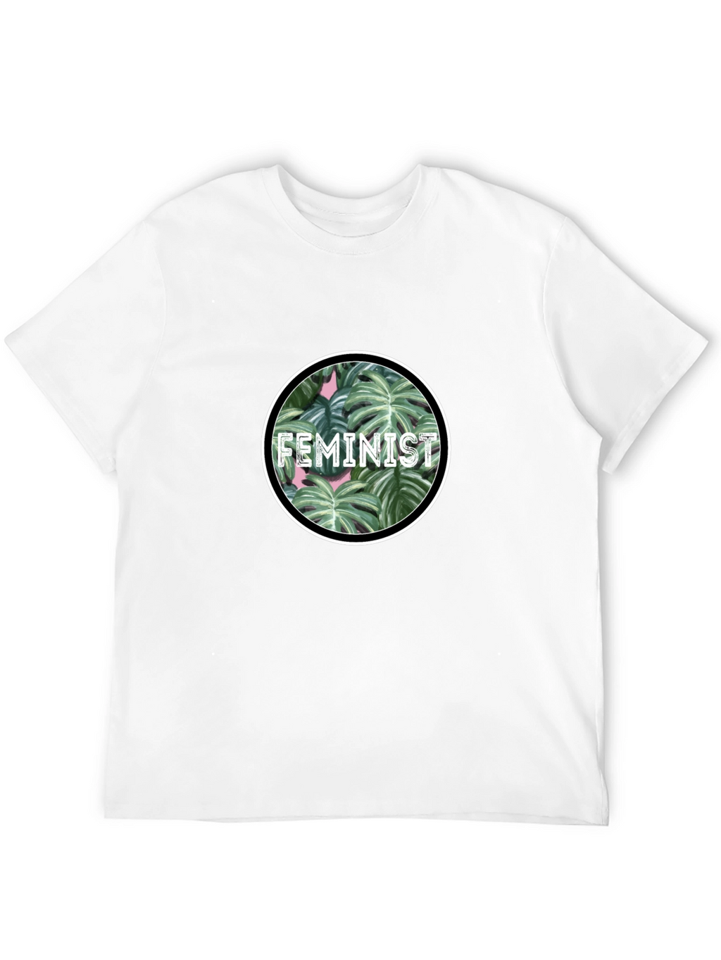 Feminist Plant Graphic Tee - Stylish Activism