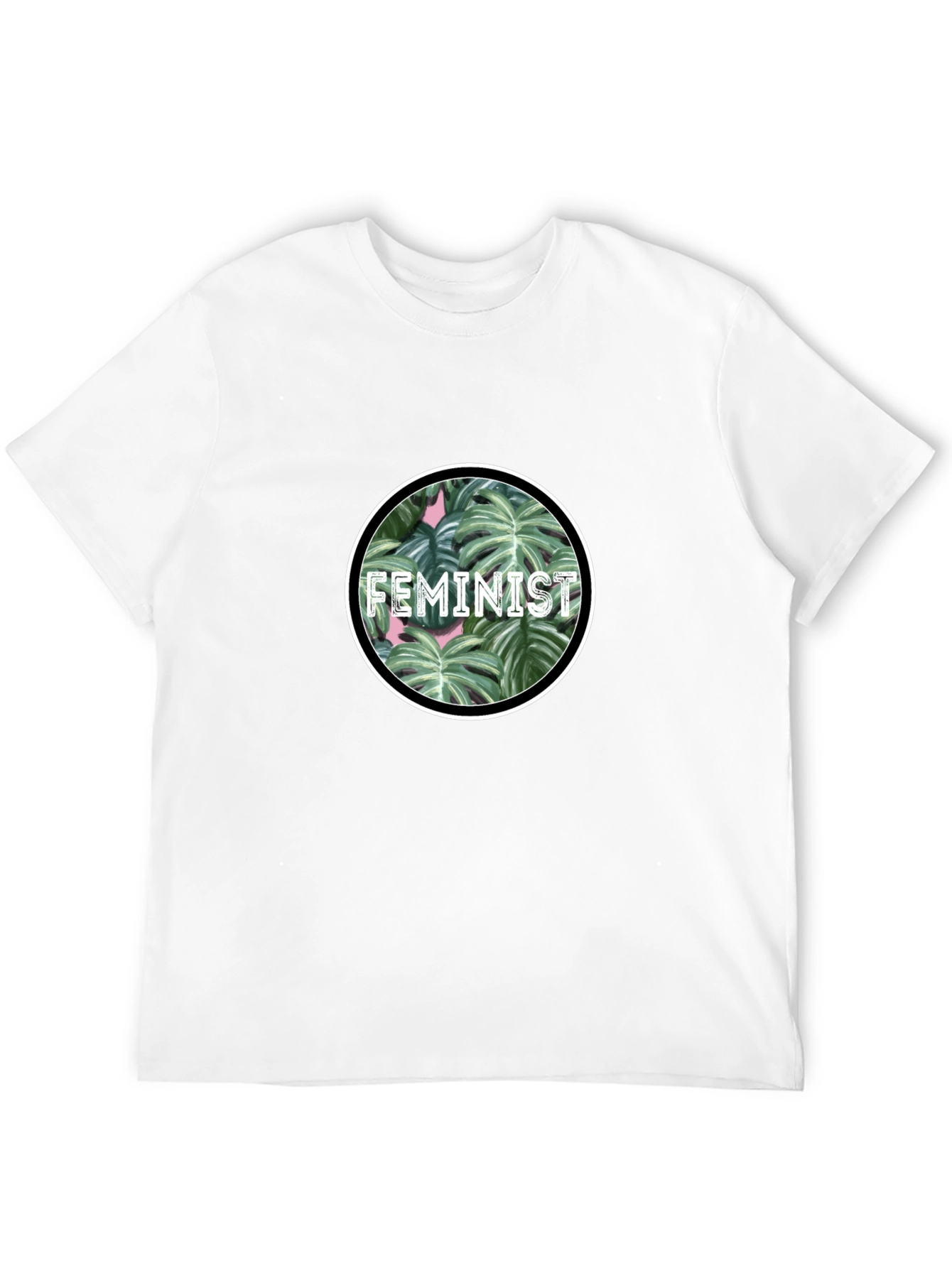 Feminist Plant Graphic Tee - Stylish Activism