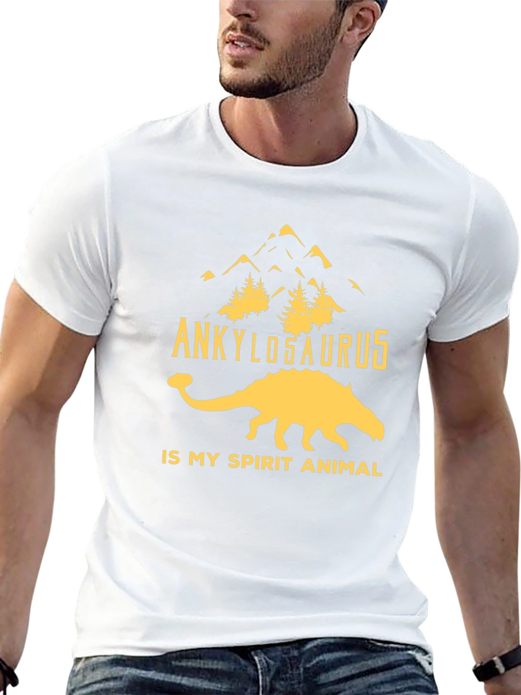 Ankylosaurus Spirit Animal Graphic Tee
