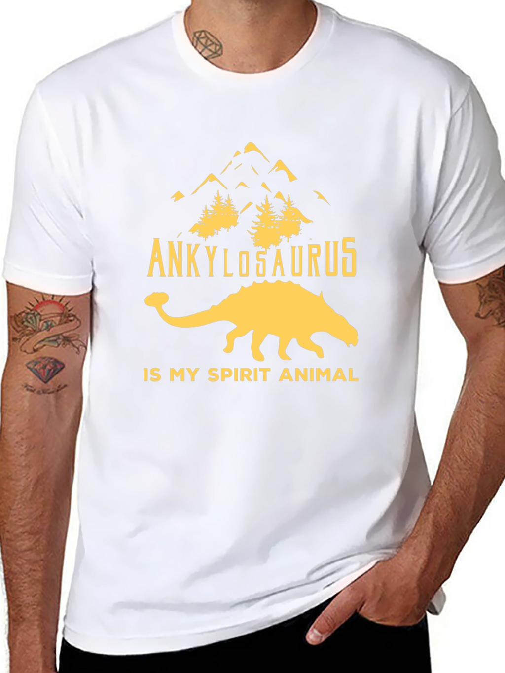 Ankylosaurus Spirit Animal Graphic Tee