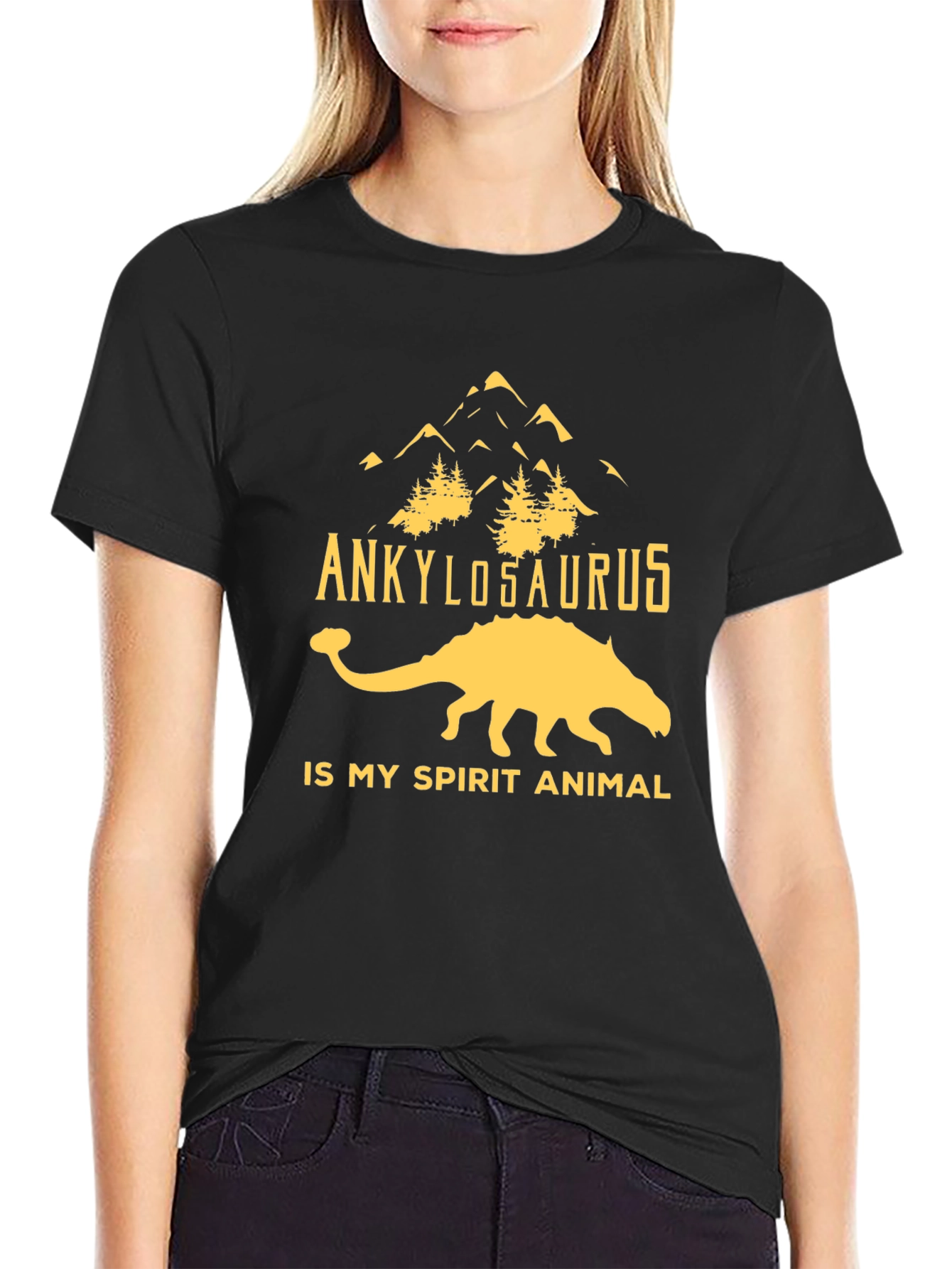 Ankylosaurus Spirit Animal Graphic Tee