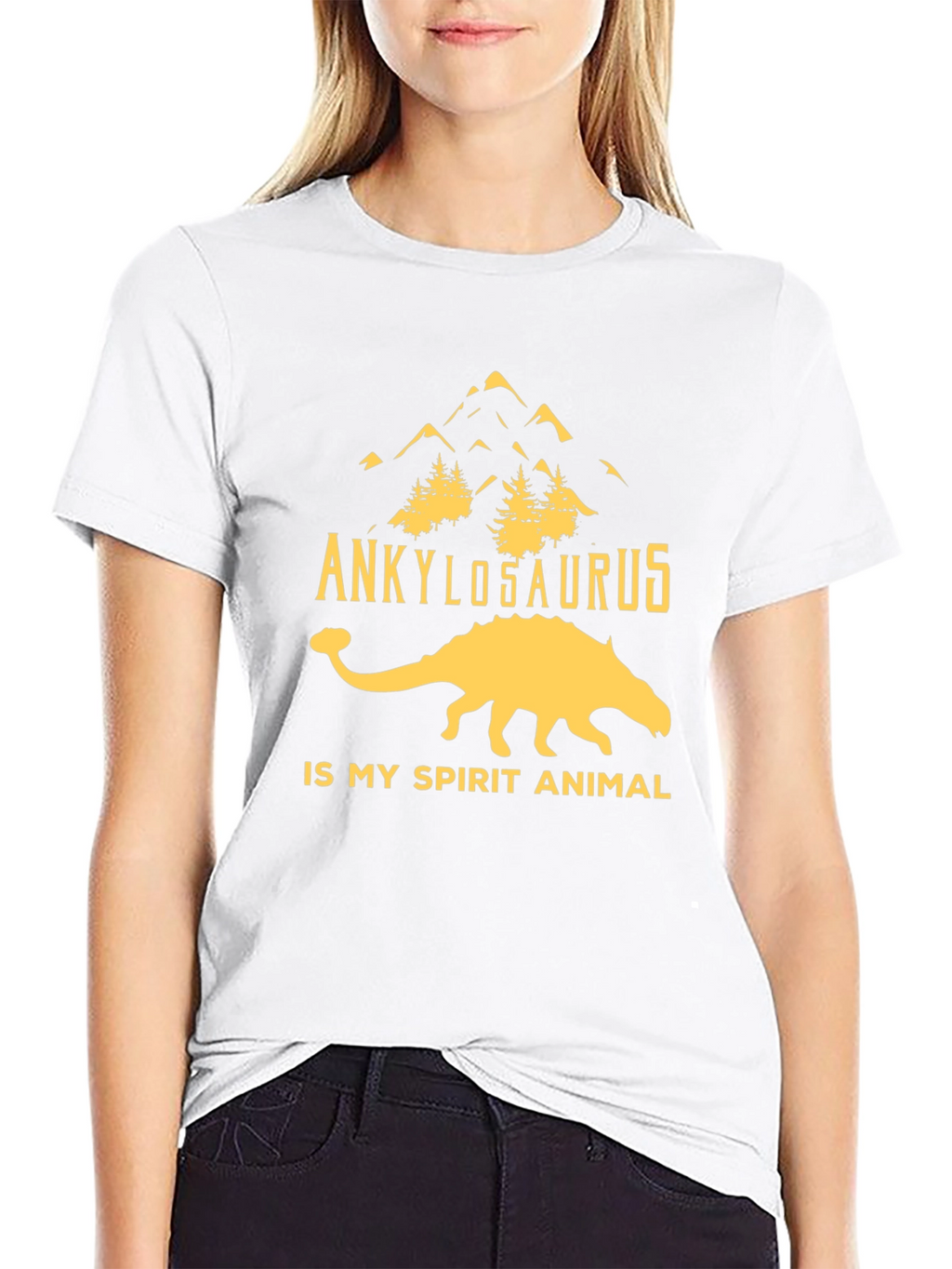 Ankylosaurus Spirit Animal Graphic Tee