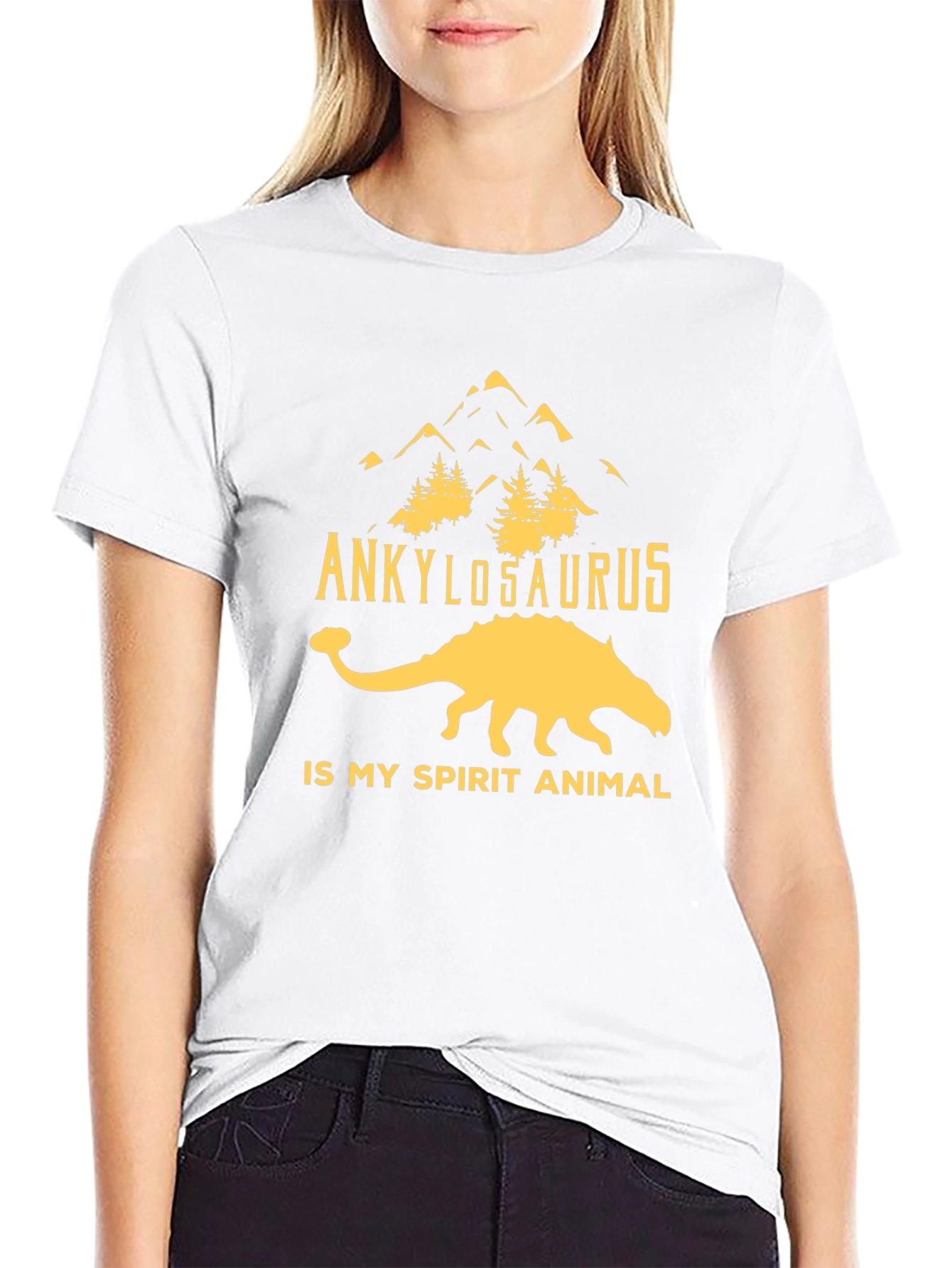 Ankylosaurus Spirit Animal Graphic Tee