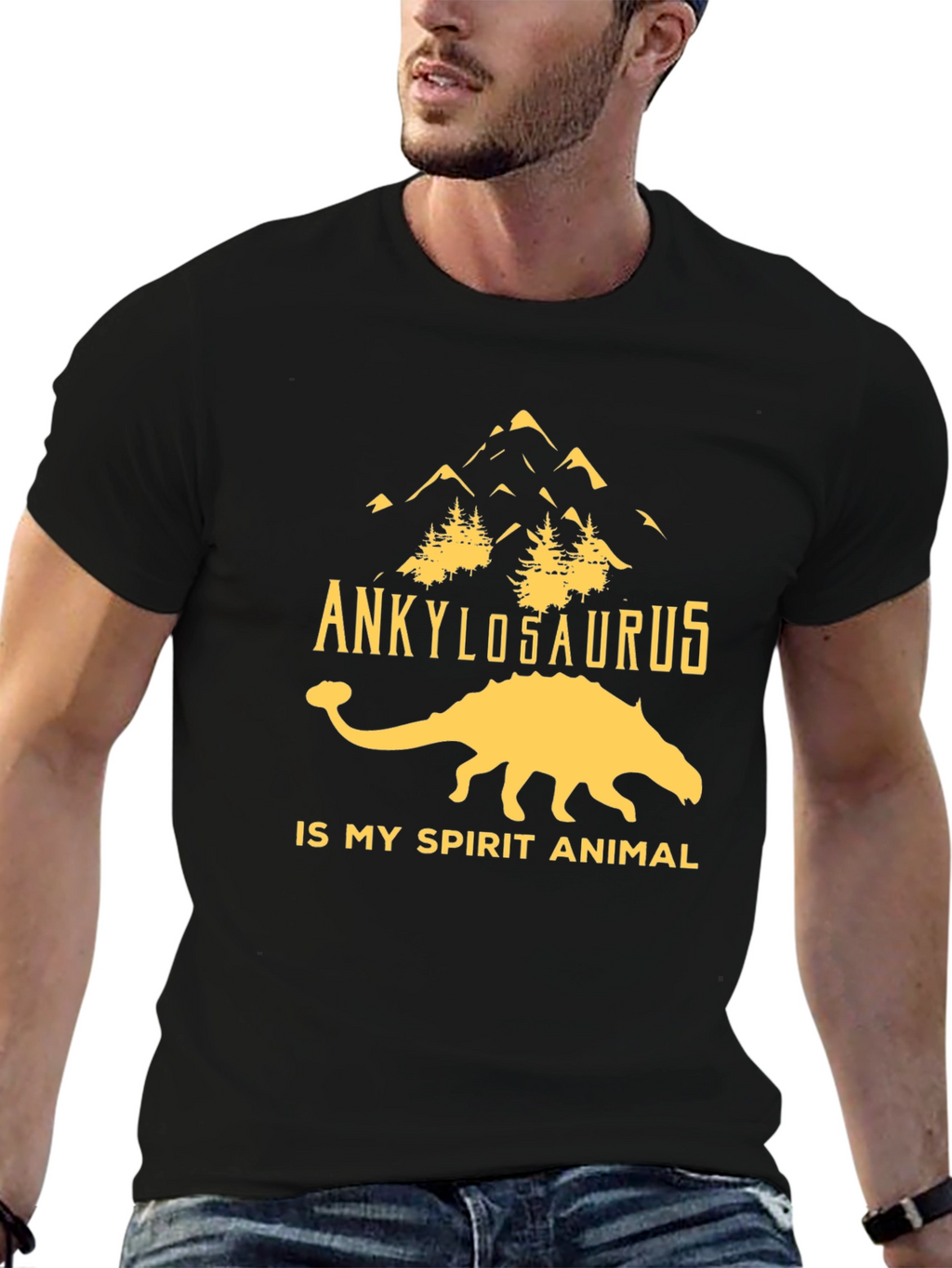 Ankylosaurus Spirit Animal Graphic Tee