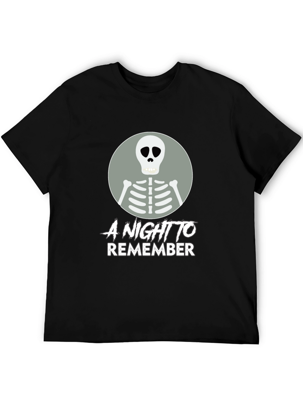 A Night to Remember Skeleton Graphic T-Shirt