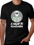 A Night to Remember Skeleton Graphic T-Shirt
