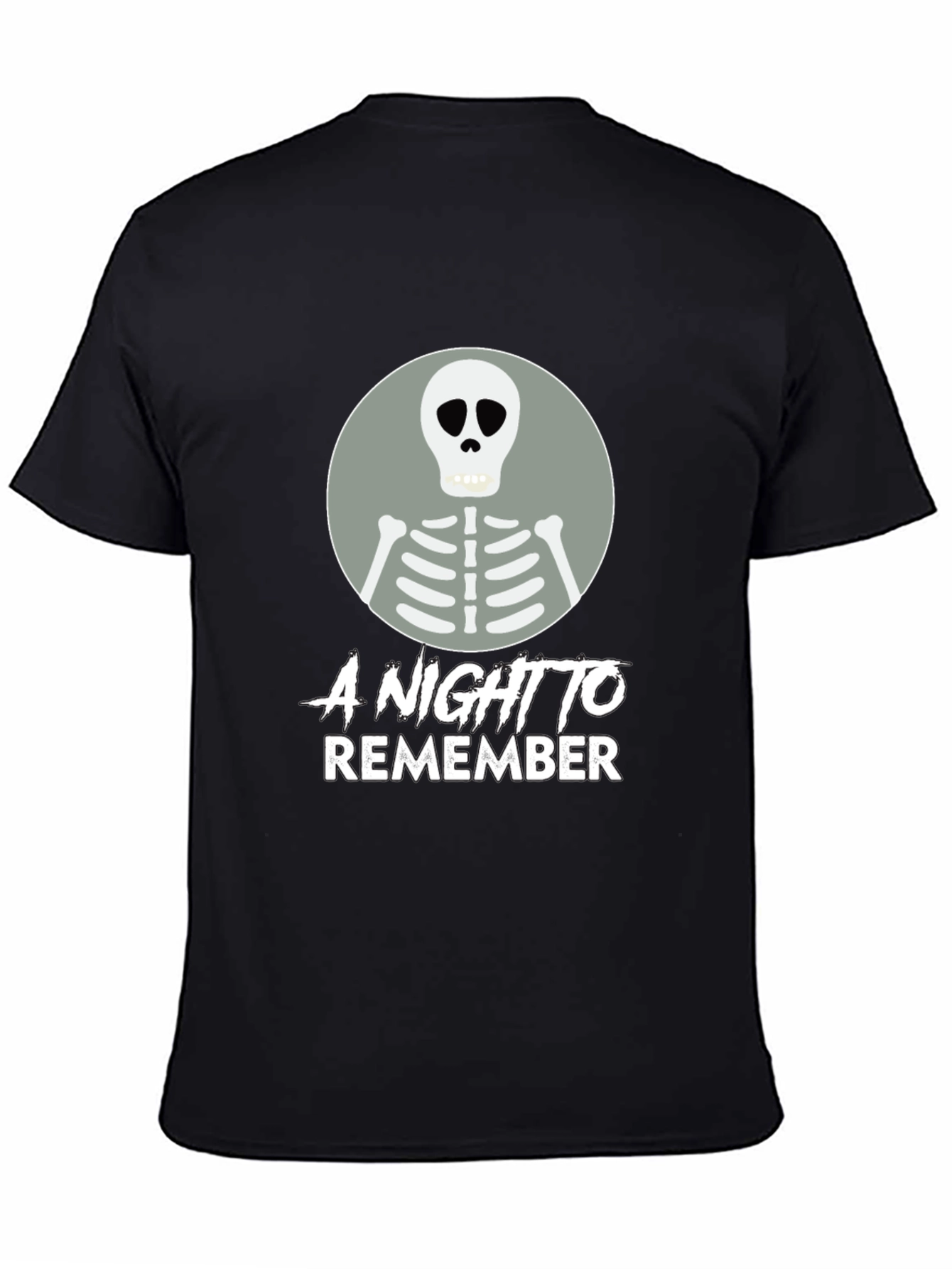 A Night to Remember Skeleton Graphic T-Shirt