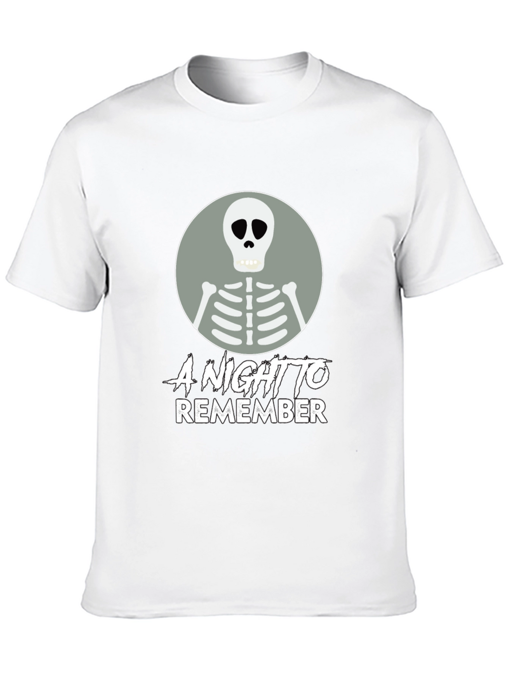 A Night to Remember Skeleton Graphic T-Shirt