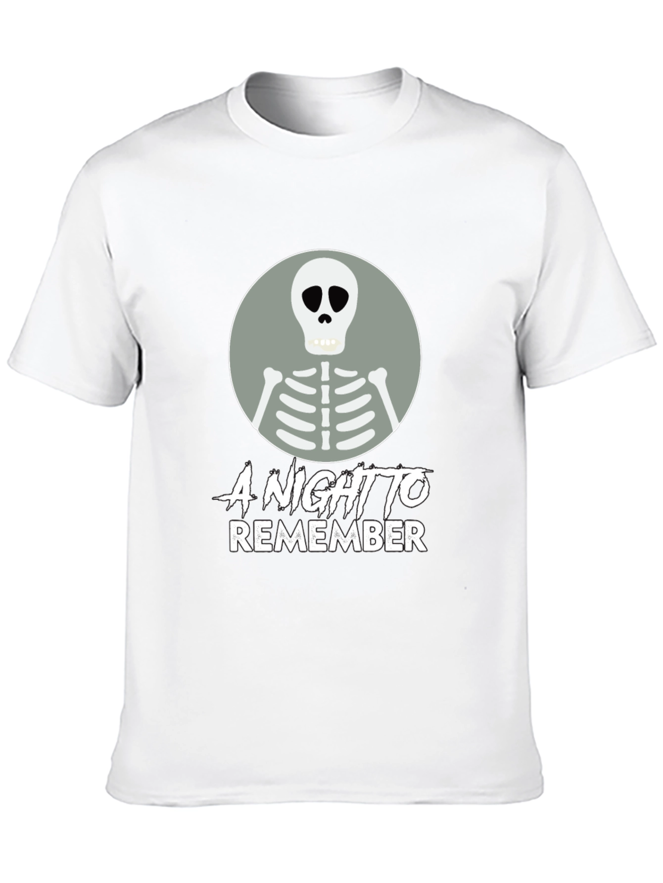 A Night to Remember Skeleton Graphic T-Shirt