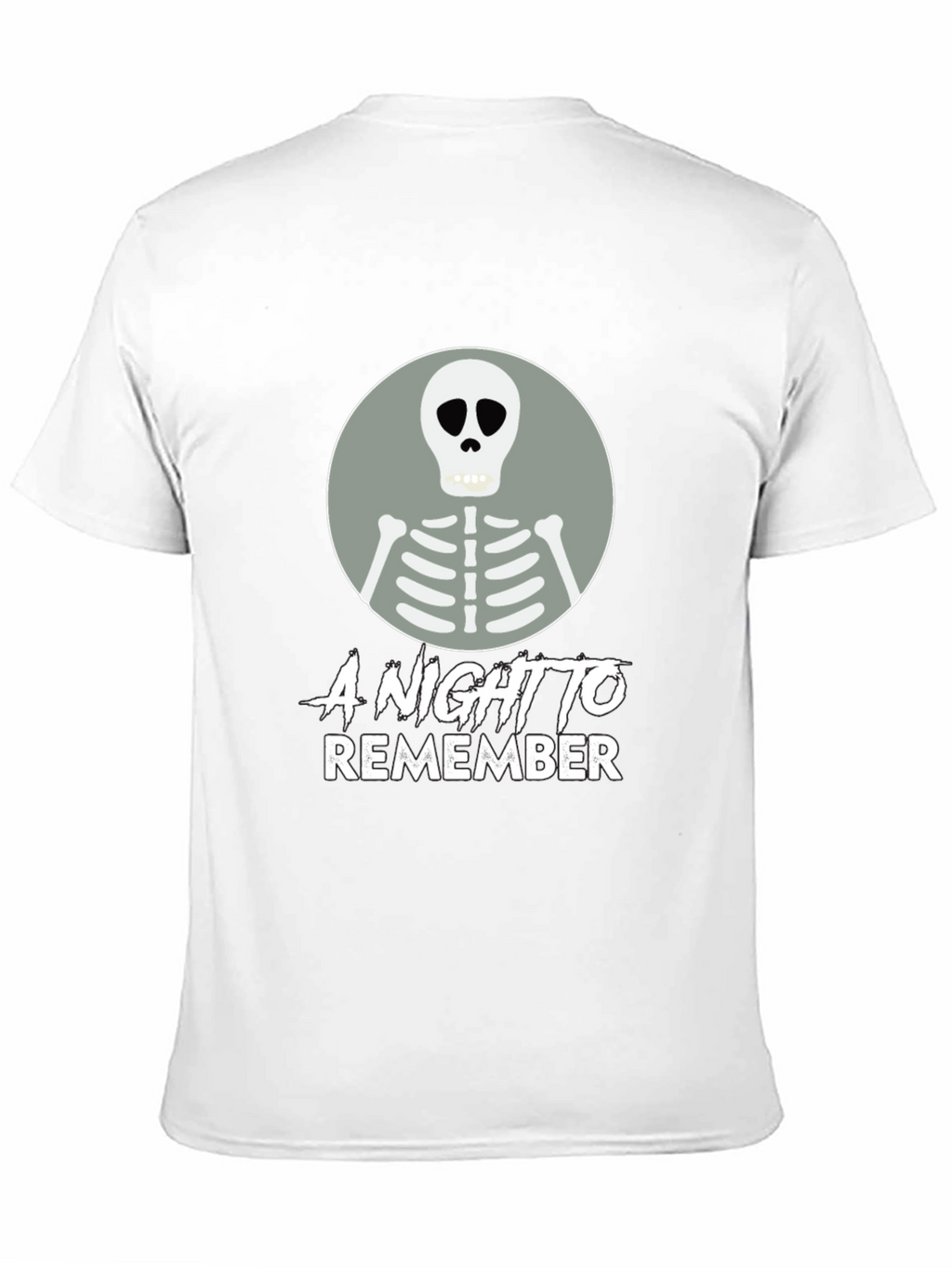 A Night to Remember Skeleton Graphic T-Shirt