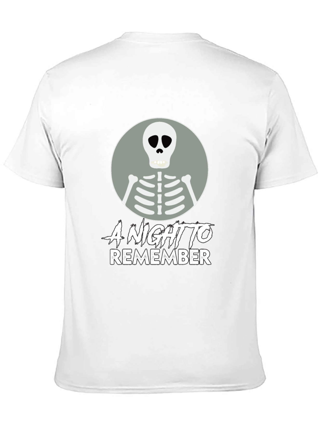 A Night to Remember Skeleton Graphic T-Shirt