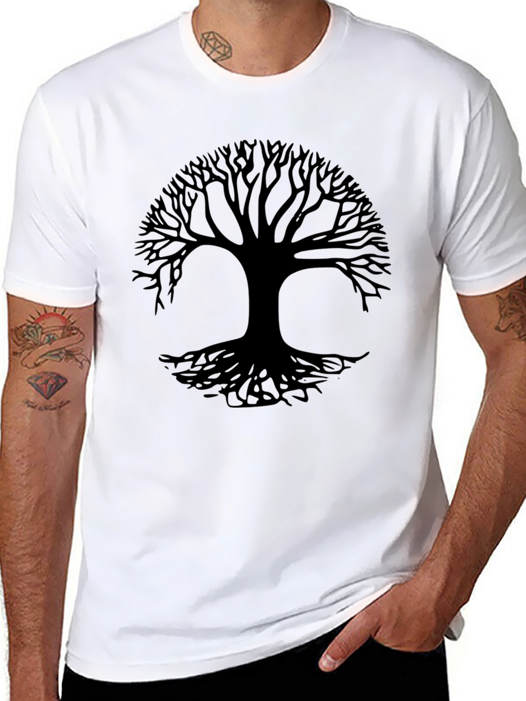 Tree of Life Graphic T-Shirt - Black