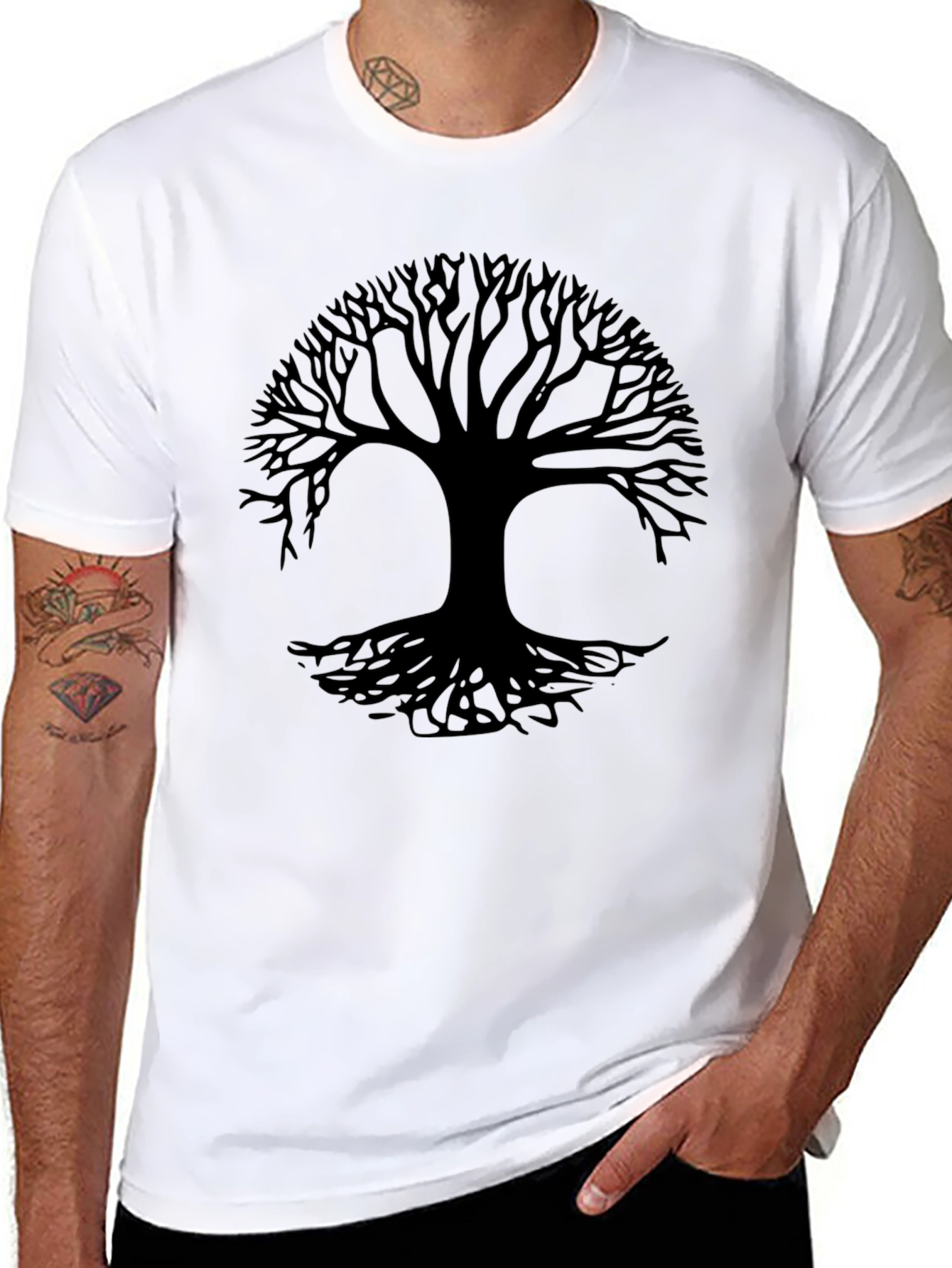 Tree of Life Graphic T-Shirt - Black