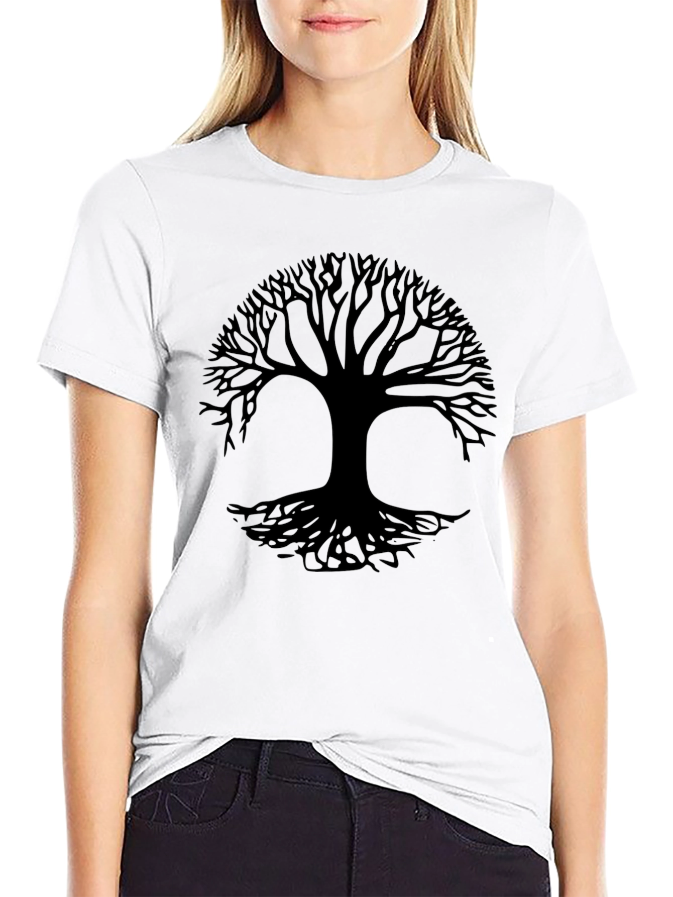 Tree of Life Graphic T-Shirt - Black