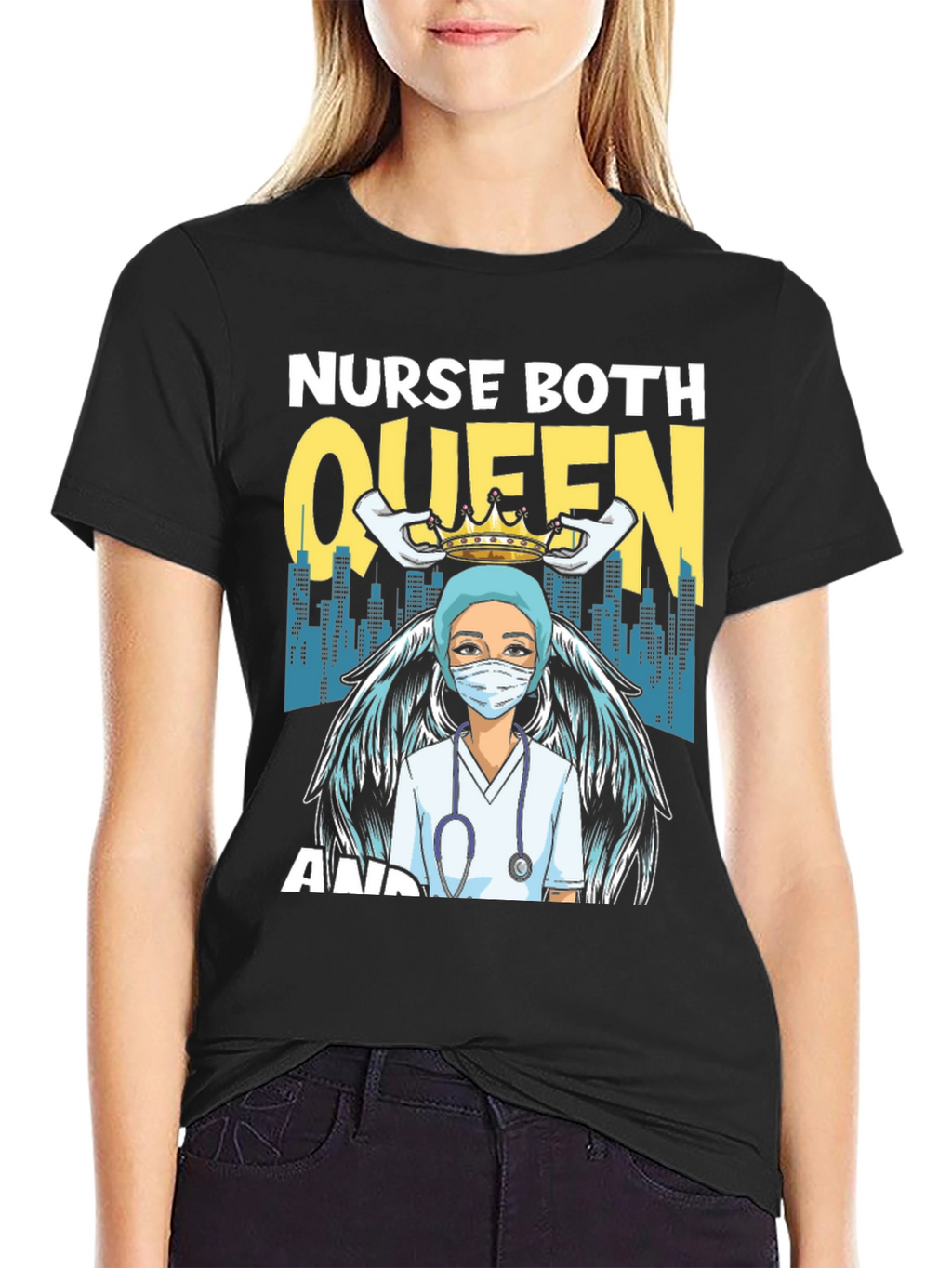 Nurse Queen T-Shirt - Essential Worker Apparel