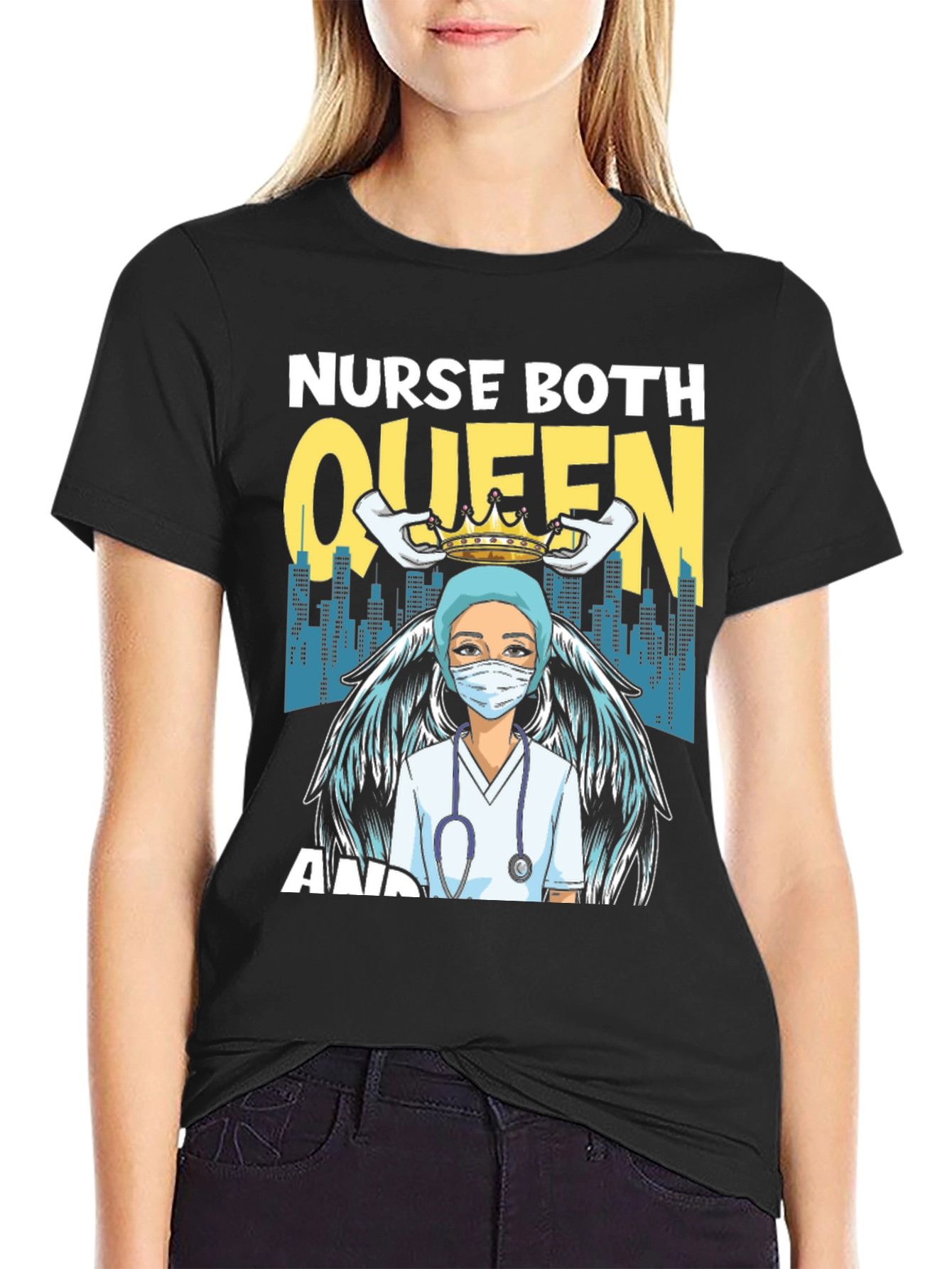 Nurse Queen T-Shirt - Essential Worker Apparel