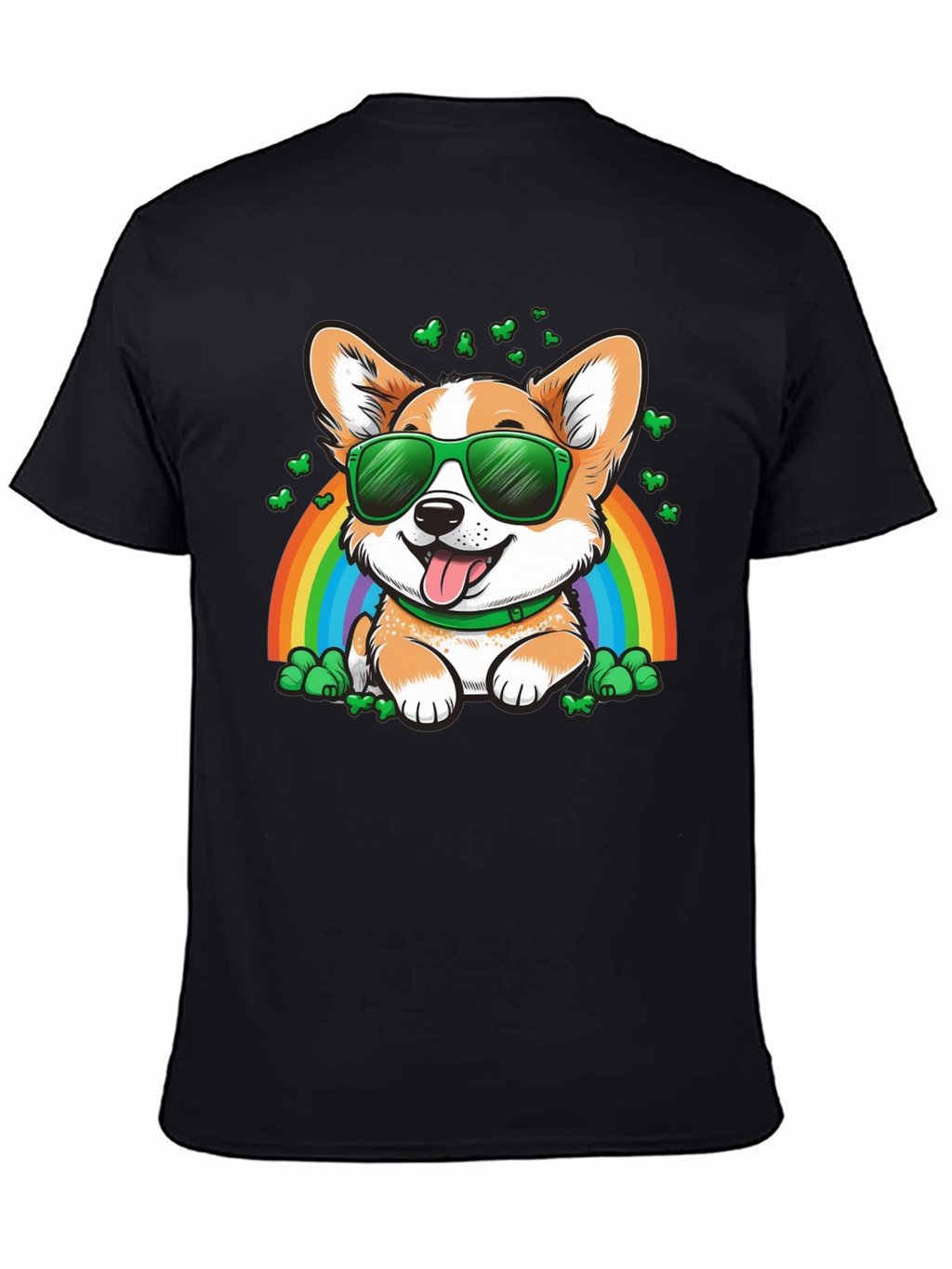 Corgi Rainbow St. Patricks Day T-Shirt