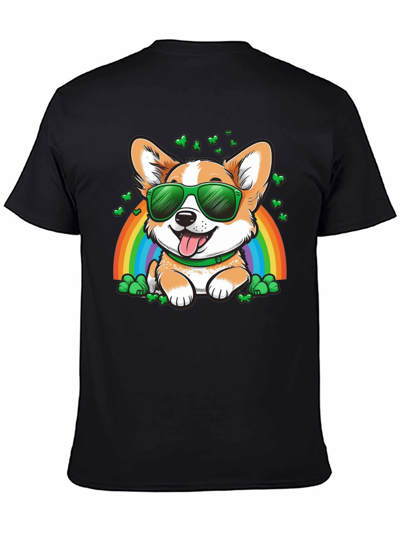 Corgi Rainbow St. Patricks Day T-Shirt