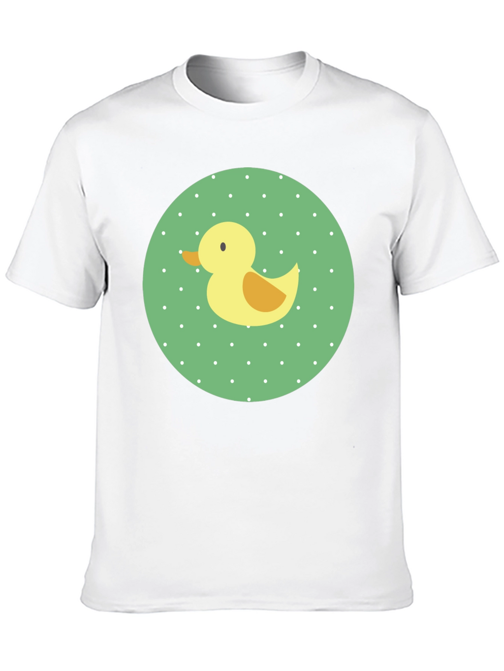Duck Print T-Shirt - Cute Casual Top