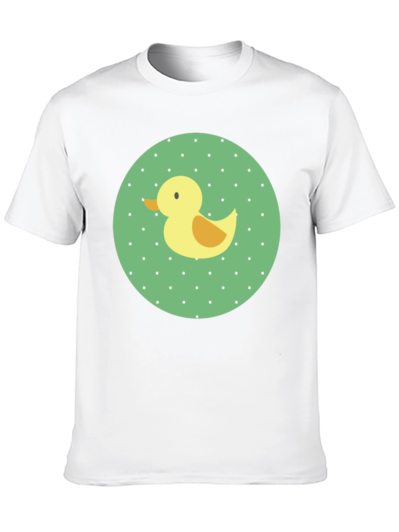 Duck Print T-Shirt - Cute Casual Top