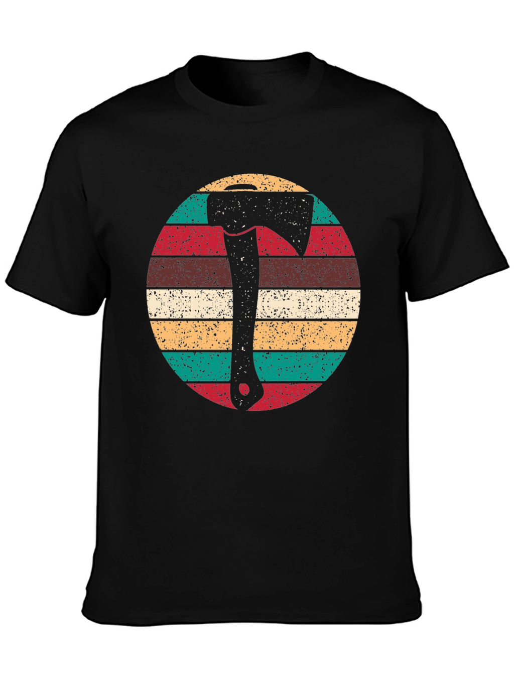 Retro Axe Graphic Tee - Logger Style