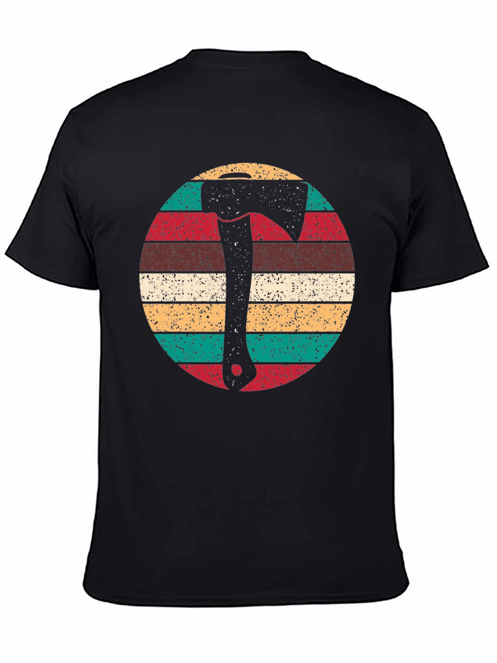 Retro Axe Graphic Tee - Logger Style