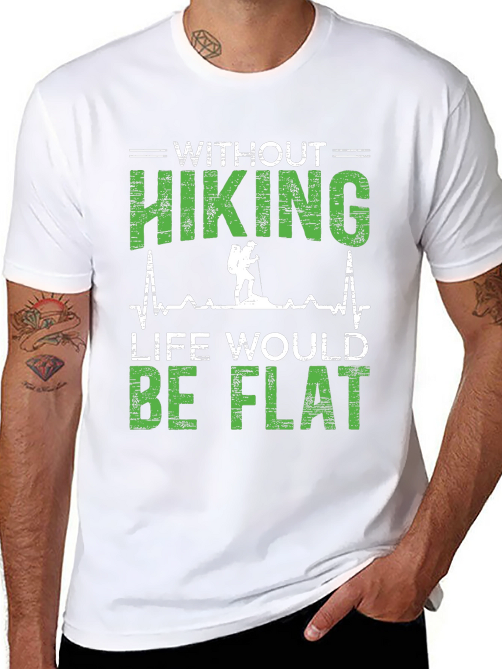 Hiking Life Flat T-Shirt
