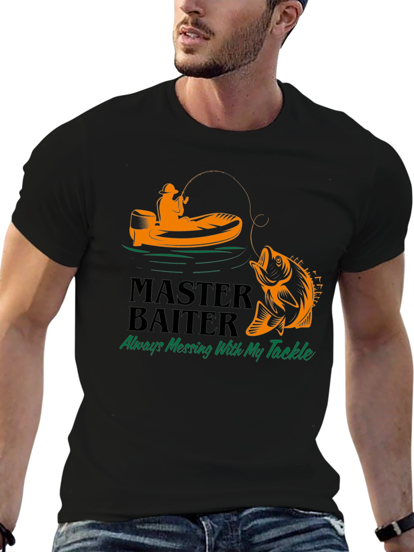 Master Baiter Fishing T-Shirt - Tackle Humor Tee