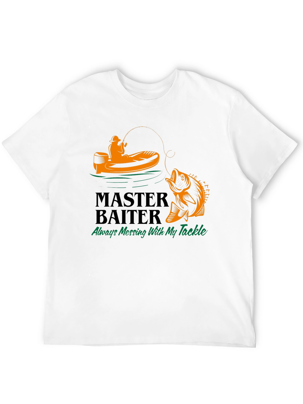 Master Baiter Fishing T-Shirt - Tackle Humor Tee