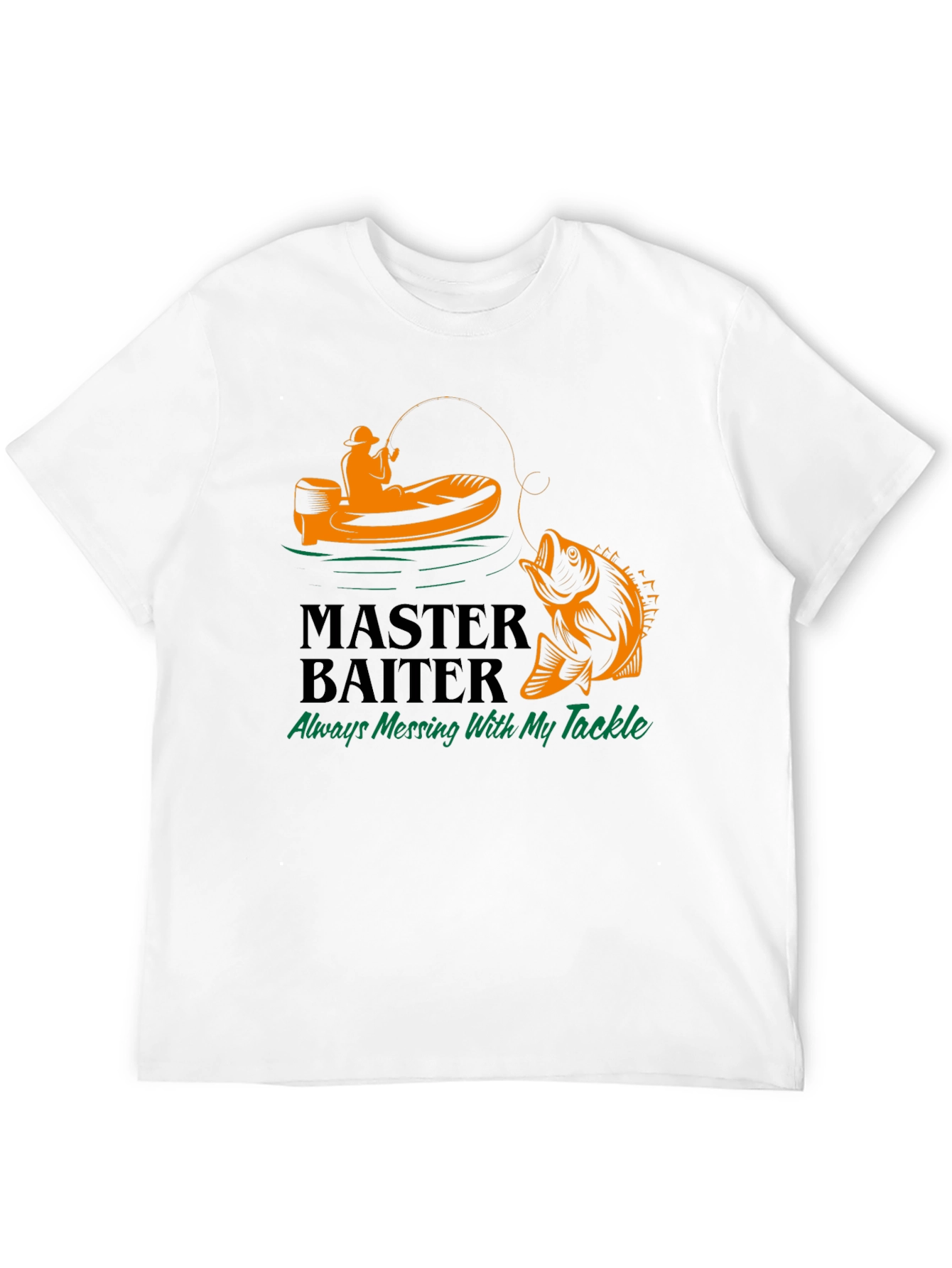 Master Baiter Fishing T-Shirt - Tackle Humor Tee