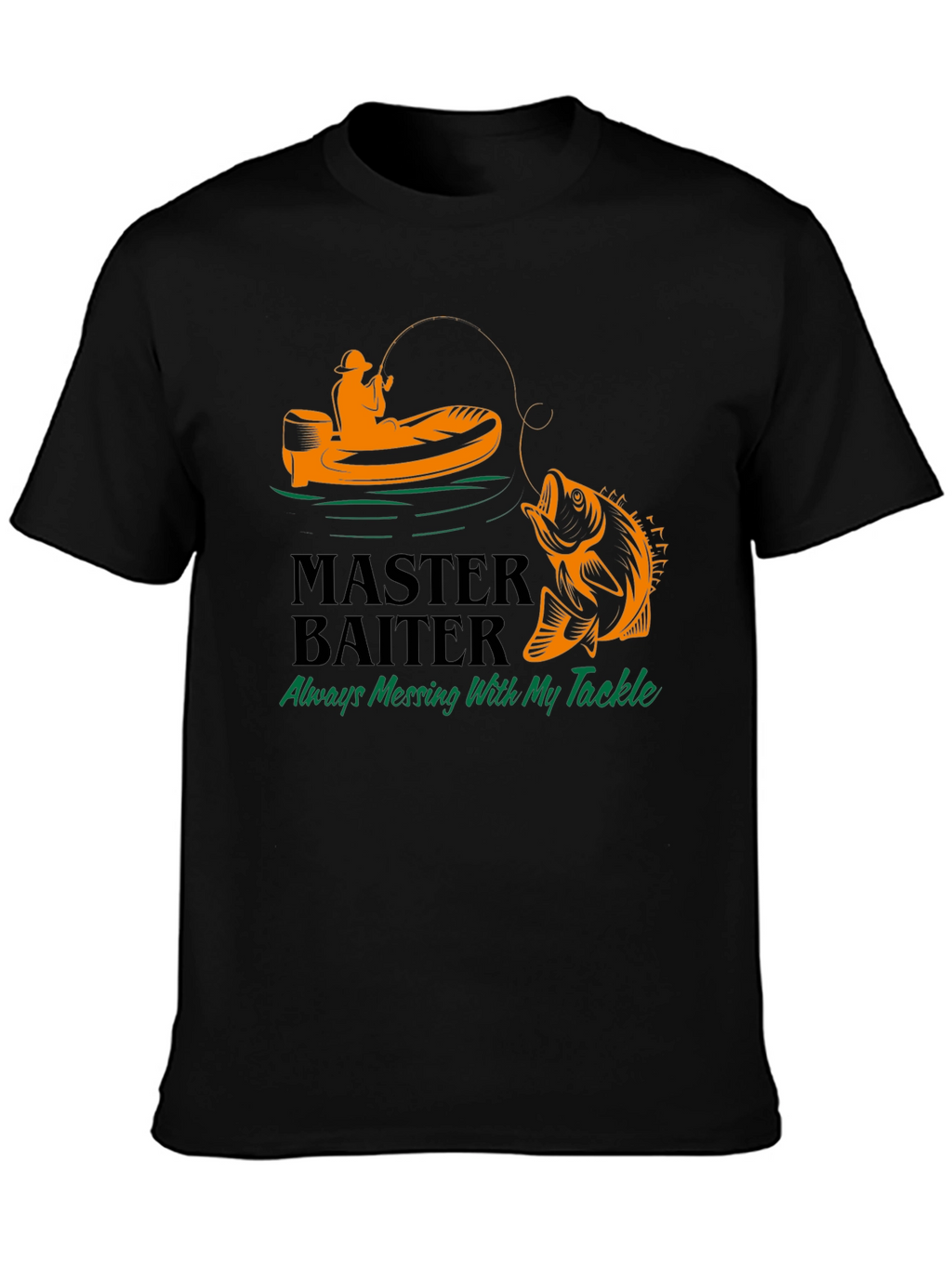 Master Baiter Fishing T-Shirt - Tackle Humor Tee