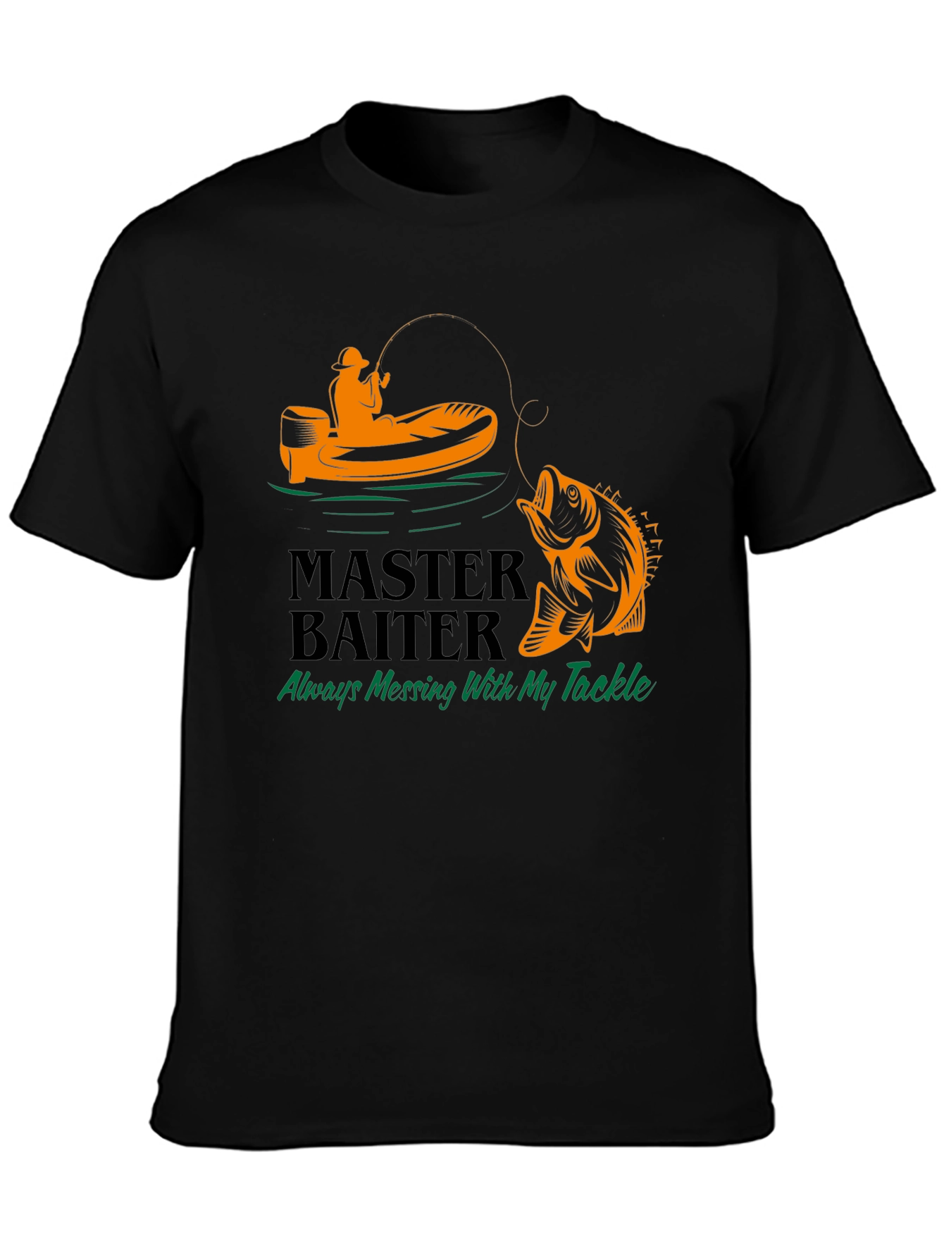 Master Baiter Fishing T-Shirt - Tackle Humor Tee