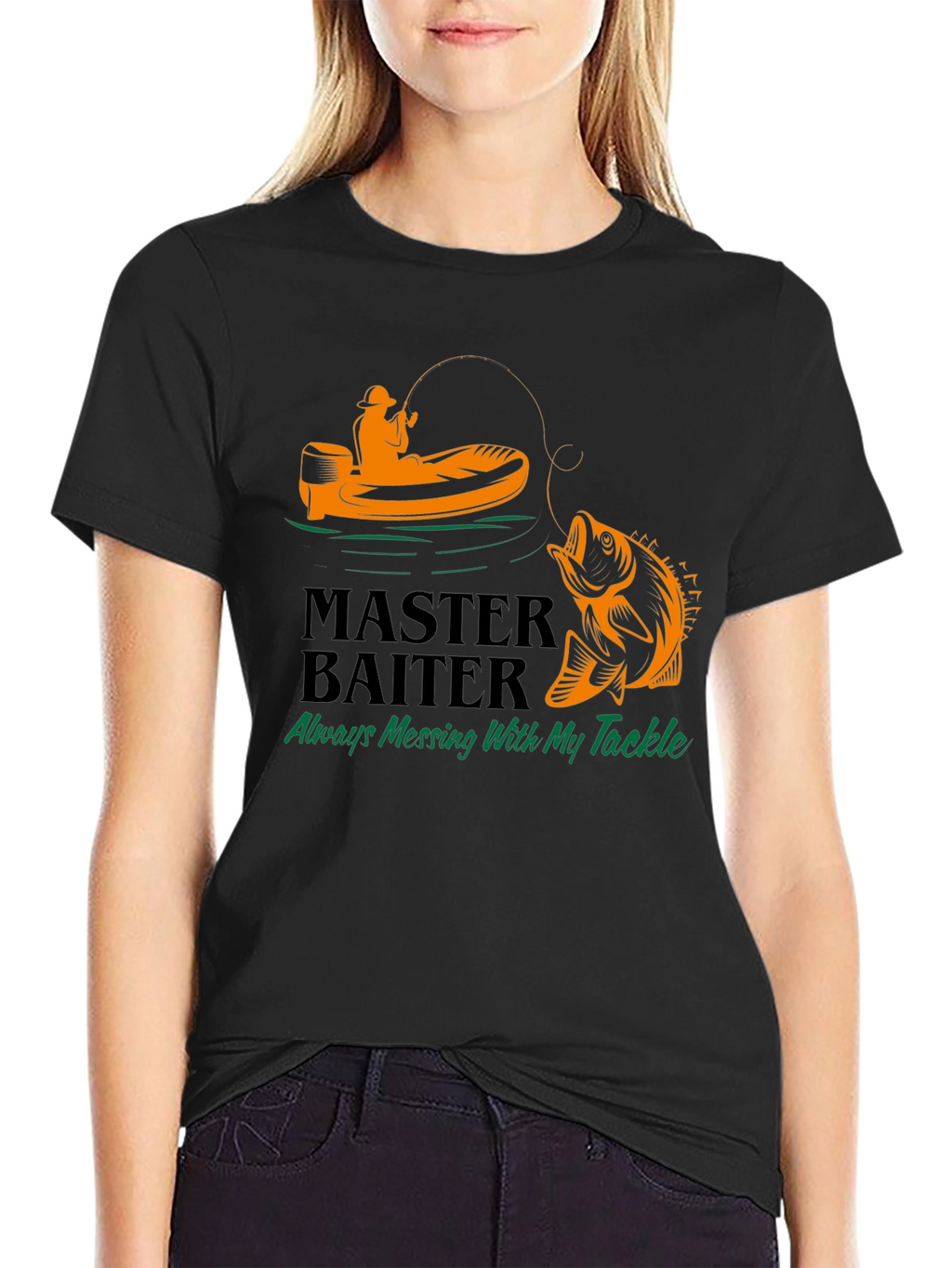 Master Baiter Fishing T-Shirt - Tackle Humor Tee