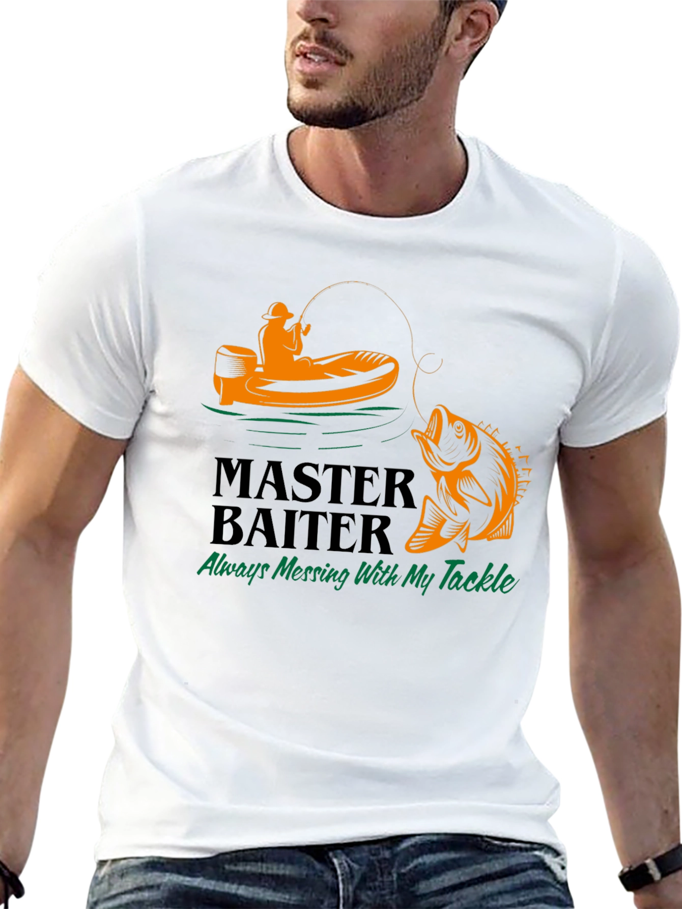 Master Baiter Fishing T-Shirt - Tackle Humor Tee