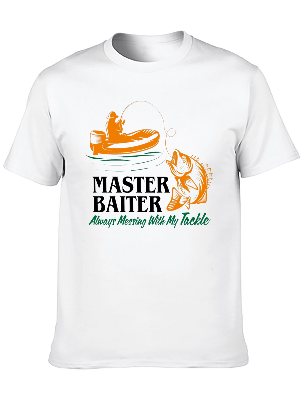 Master Baiter Fishing T-Shirt - Tackle Humor Tee