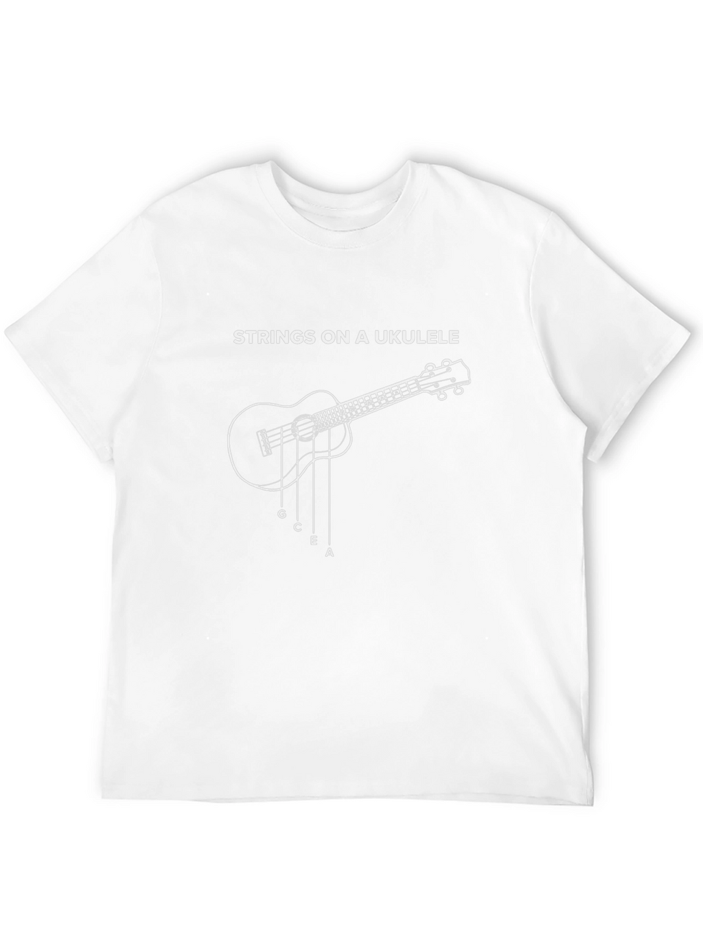 Ukulele Strings T-Shirt - Music Lover Tee