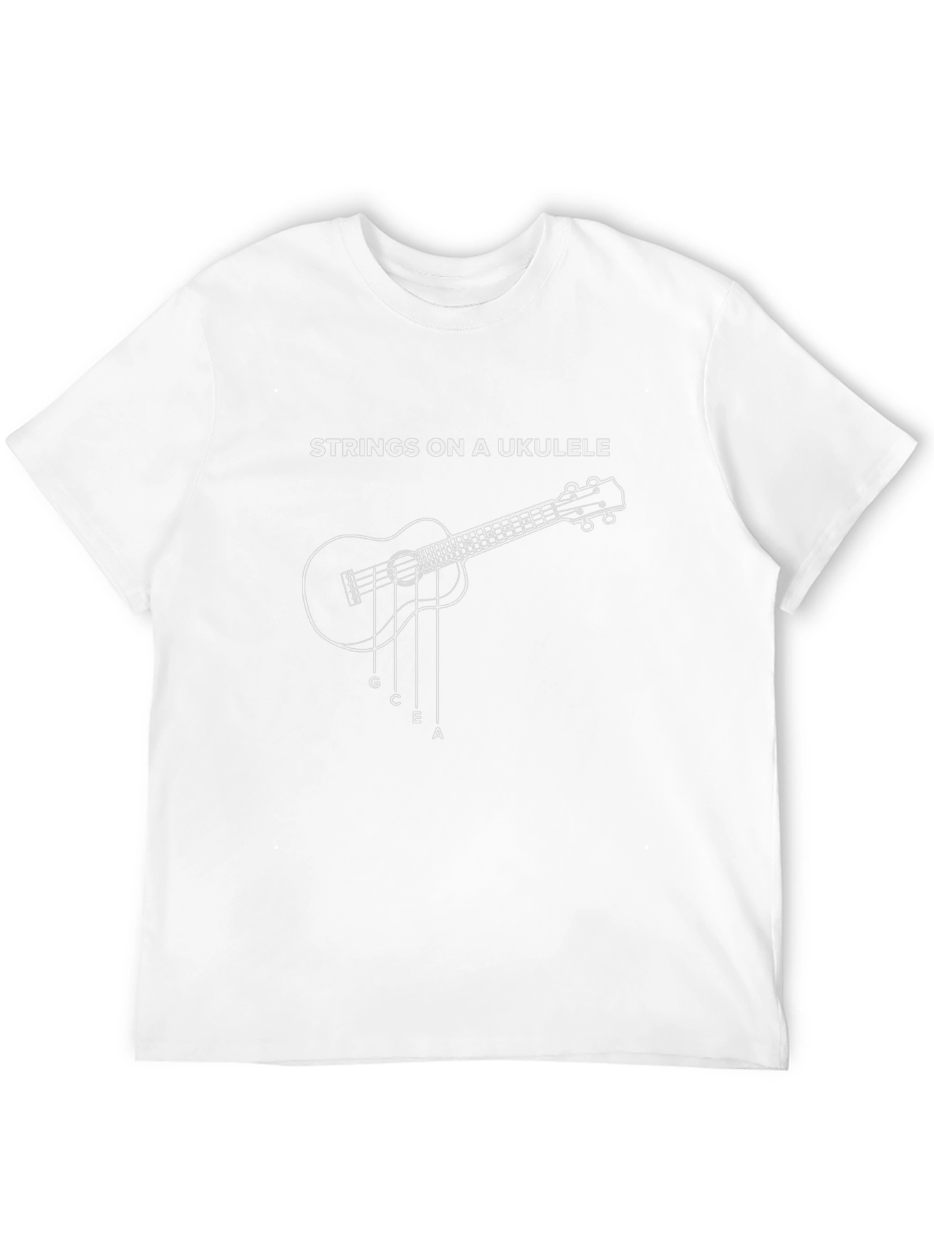 Ukulele Strings T-Shirt - Music Lover Tee