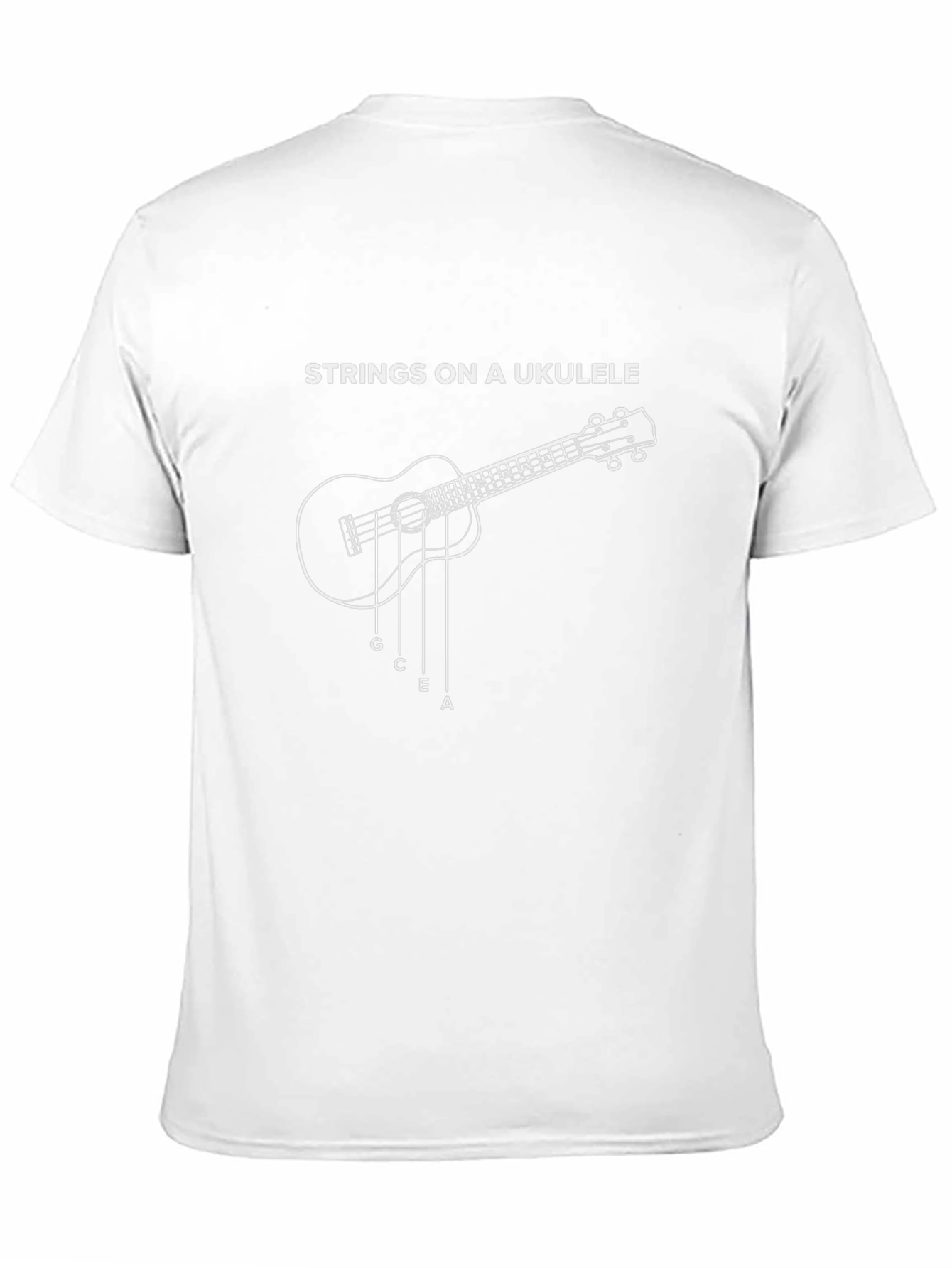 Ukulele Strings T-Shirt - Music Lover Tee