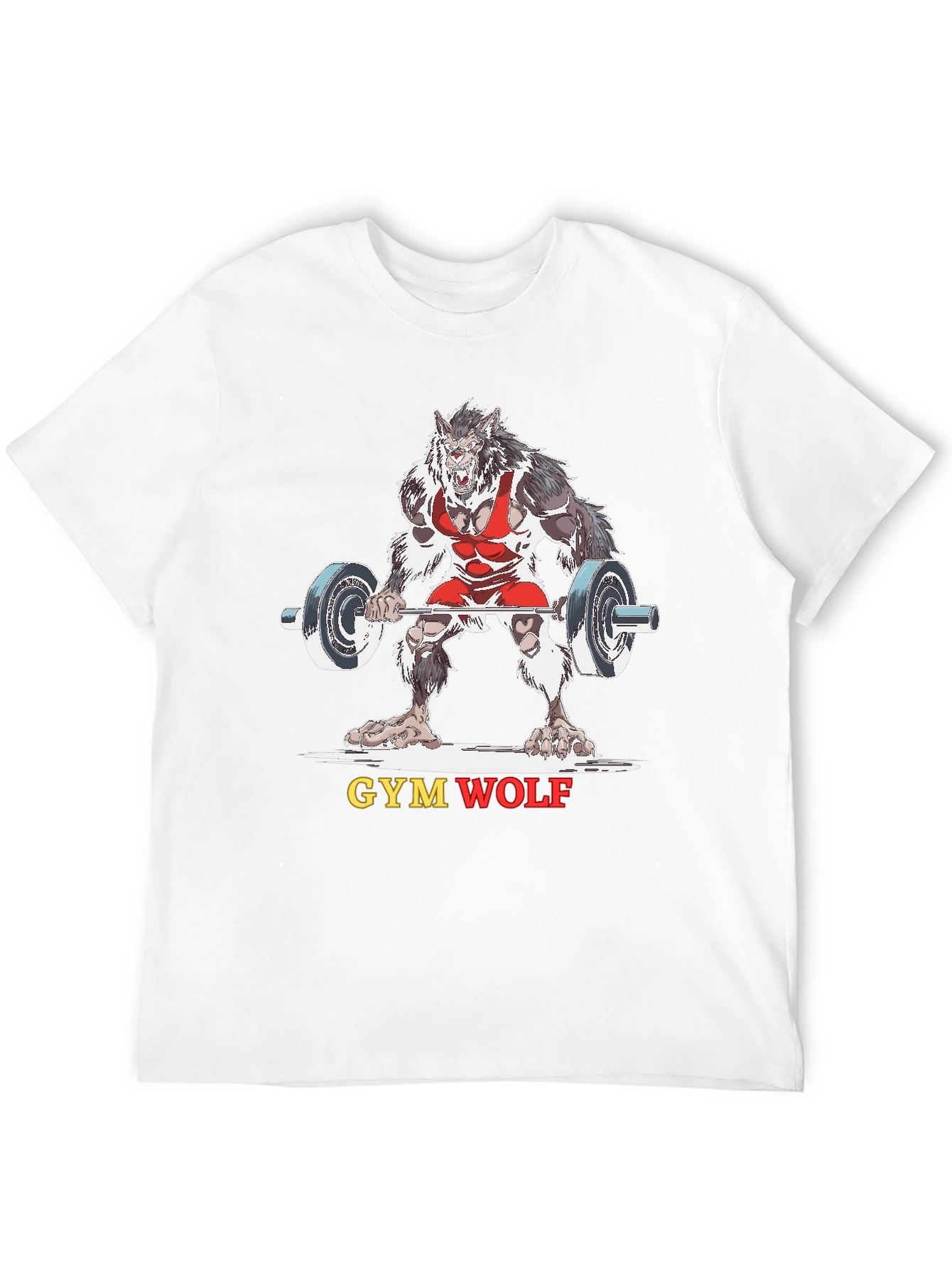 Gym Wolf Black T-Shirt